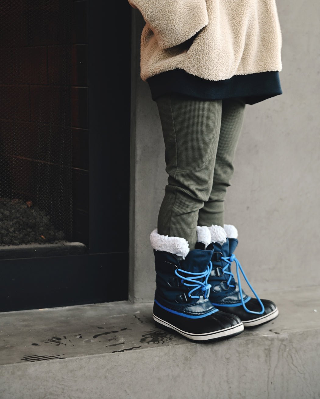 Children's Bamboo Waffle Knit Base Layer Pant - Last Chance - Image 4