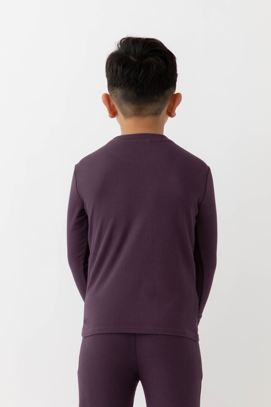 Children's Bamboo Waffle Knit Base Layer Long Sleeve - Last Chance - Image 23