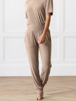 Women's Bamboo Rib-Knit Jogger Pants - Last Chance