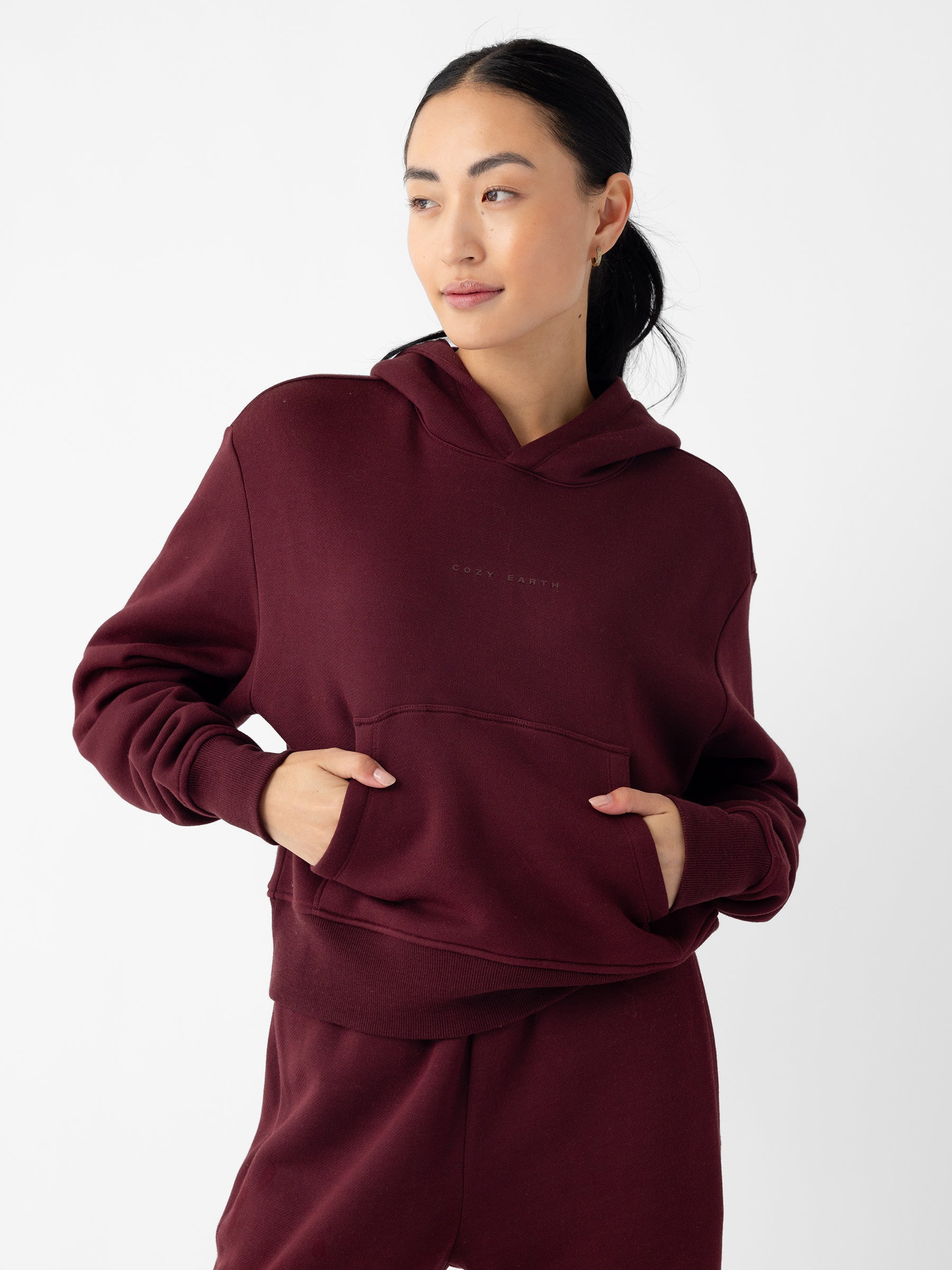 Women's CityScape Cropped Hoodie - Last Chance - Image 15