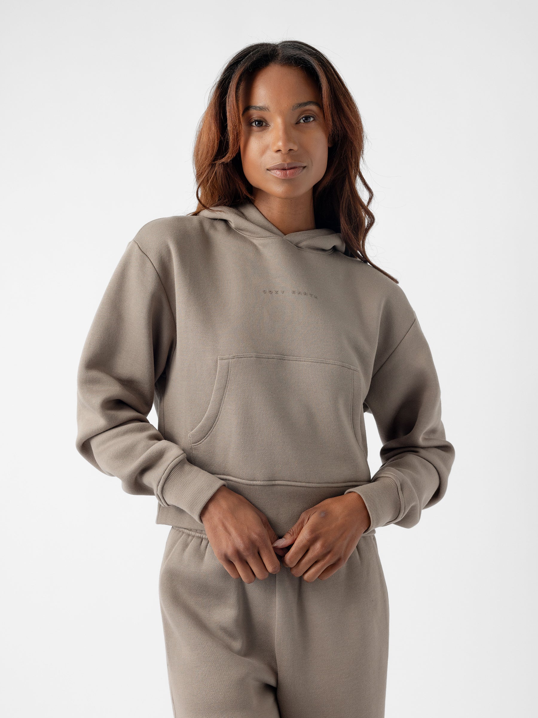 Women's CityScape Cropped Hoodie - Last Chance