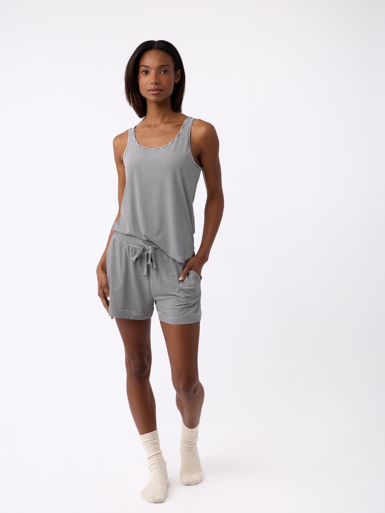 Women's Bamboo Stretch-Knit Lounge Tank - Image 33