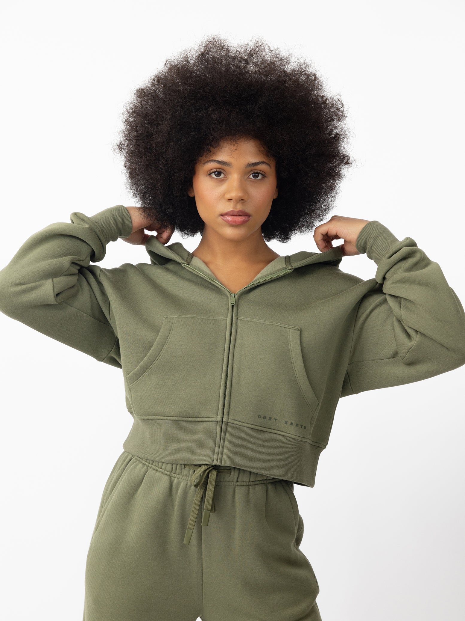 Women's CityScape Cropped Full Zip - Last Chance - Image 22