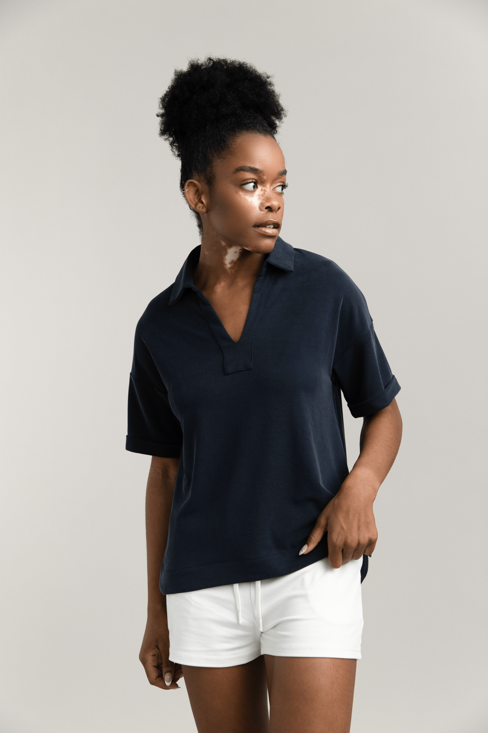 Women's Modern Modal Polo - Last Chance - Image 3