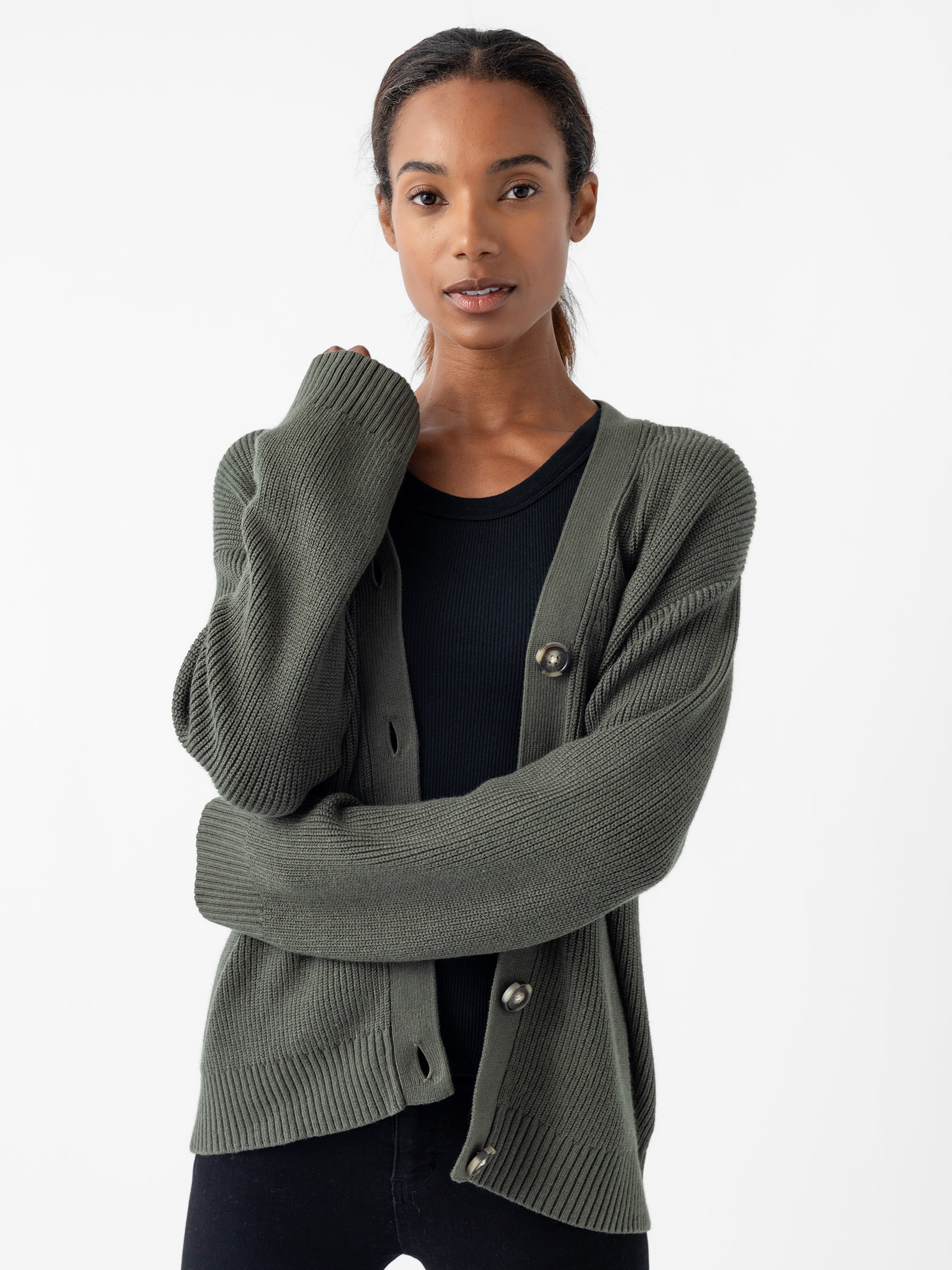 Oversized Classic Cardigan - Last Chance - Image 34