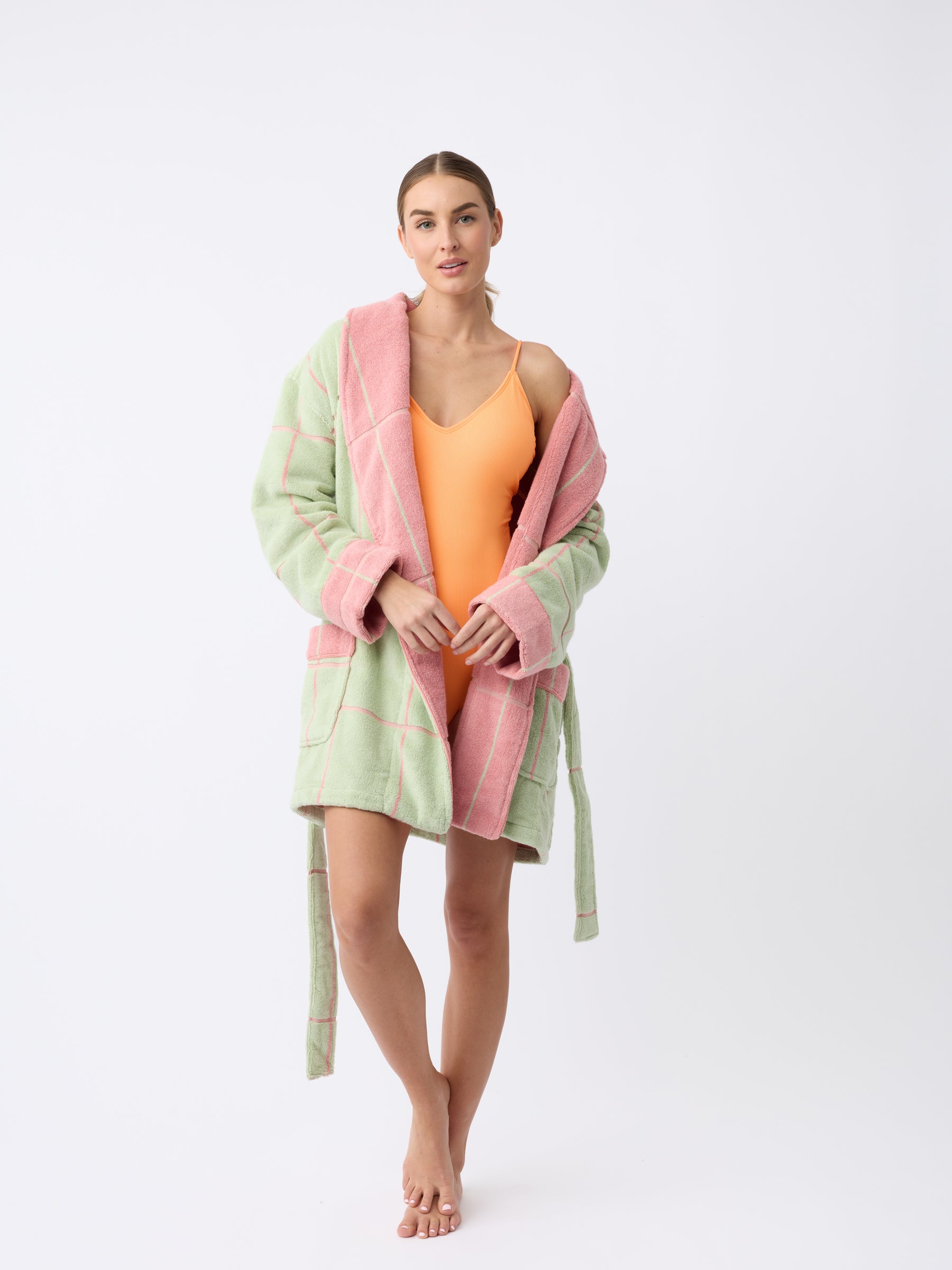 Windowpane Resort Robe - Last Chance - Image 30
