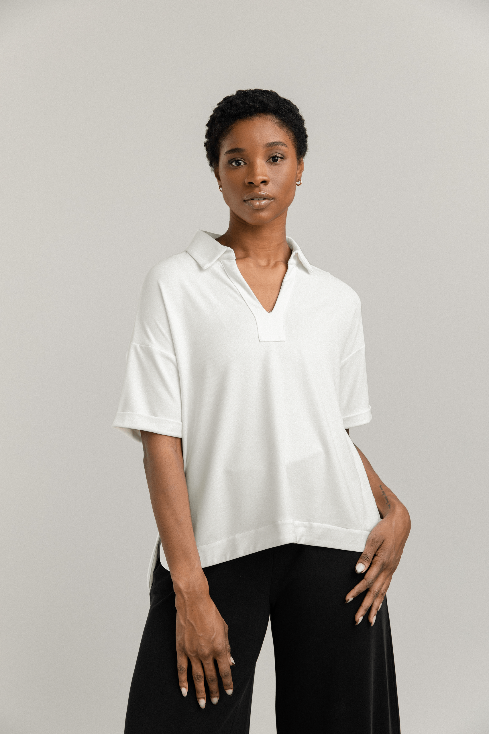 Women's Modern Modal Polo - Last Chance - Image 7
