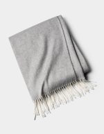 Bamboo Herringbone Tassel Throw