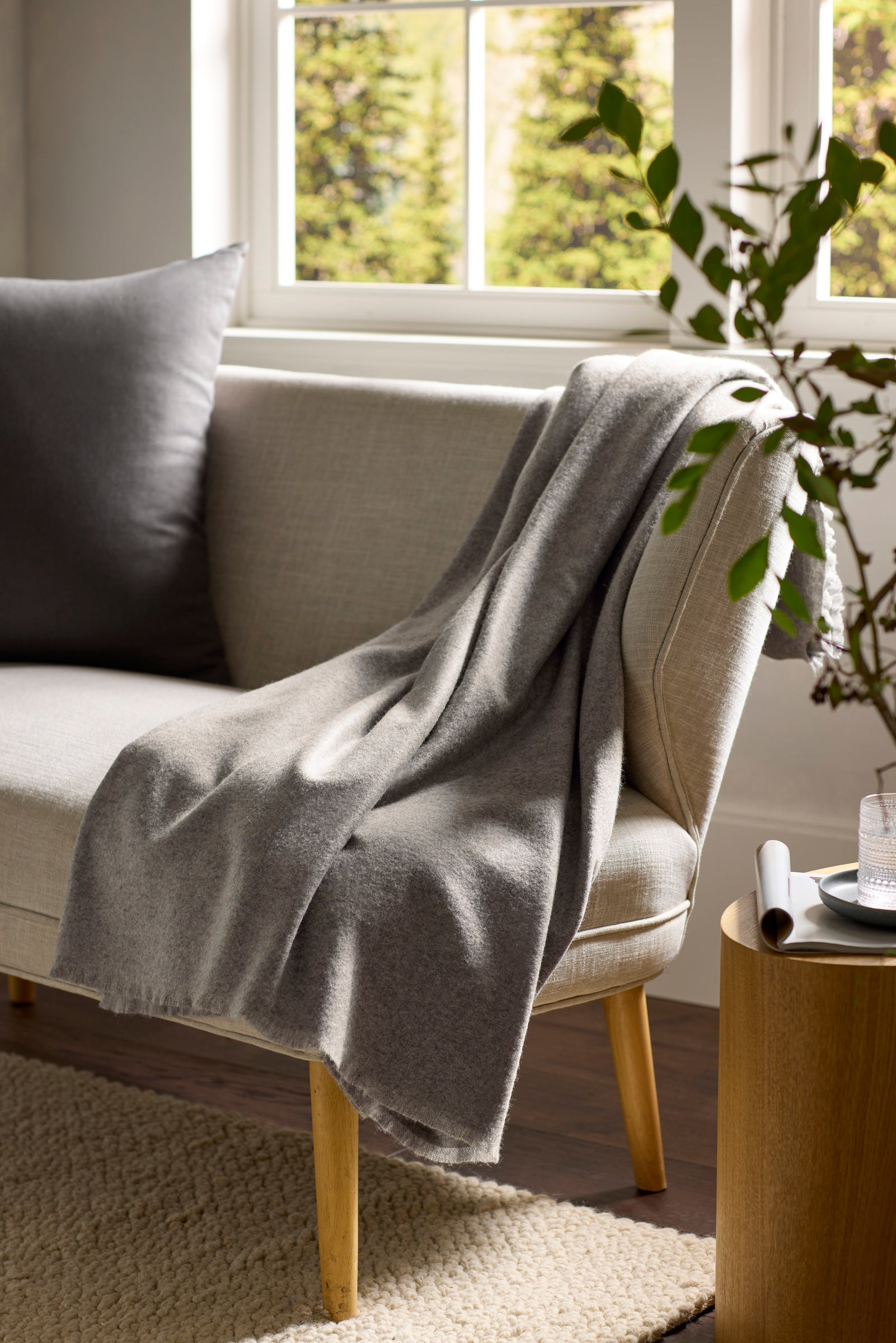 Cashmere Fringe Blanket - Last Chance - Image 2