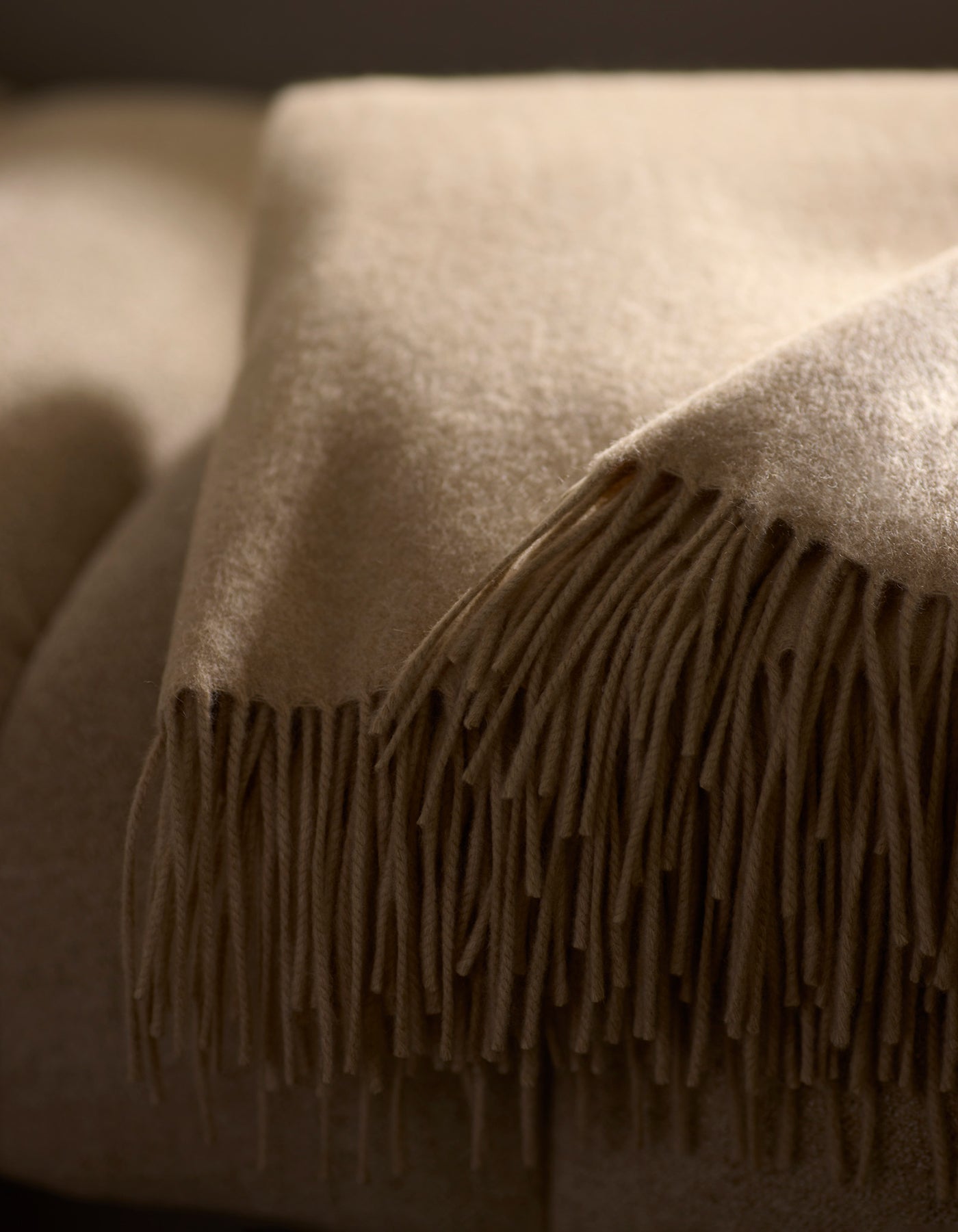Cashmere Tassel Throw - Last Chance - Image 4