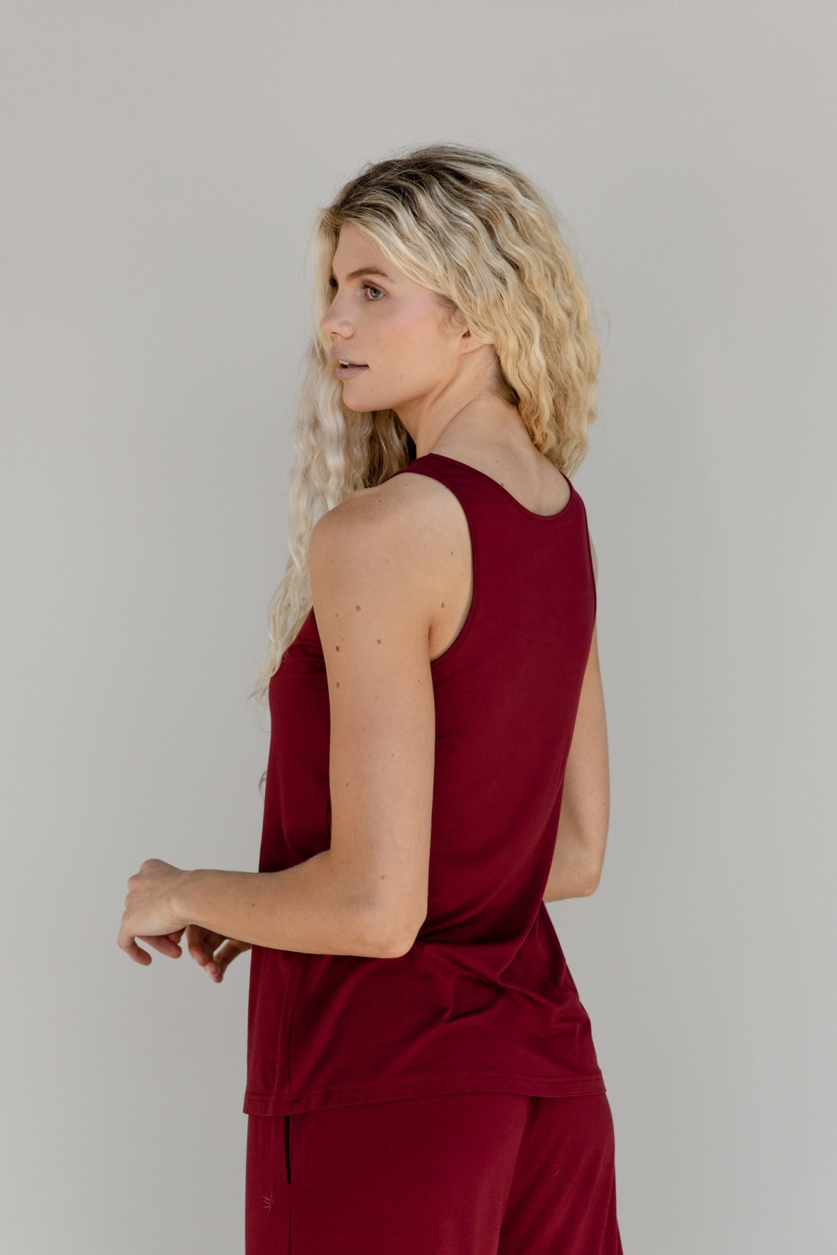 Women's Bamboo Stretch-Knit Lounge Tank - Image 25