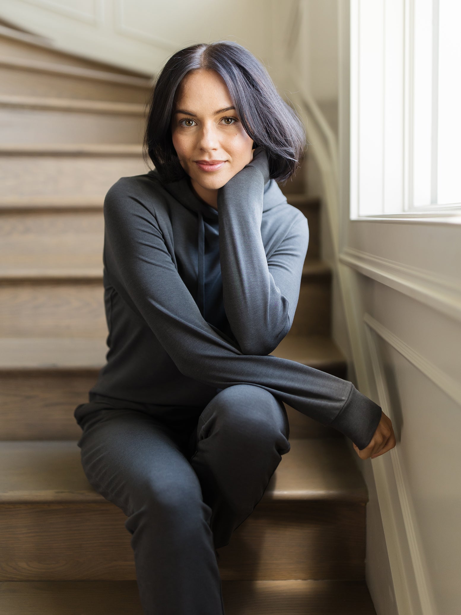 Women's Brushed Bamboo Jogger Set - Image 45