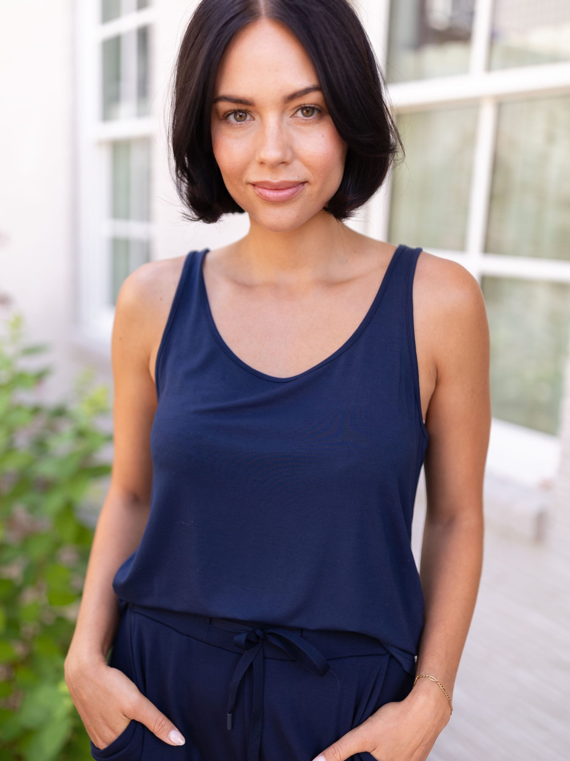 Women's Bamboo Stretch-Knit Lounge Tank - Image 29