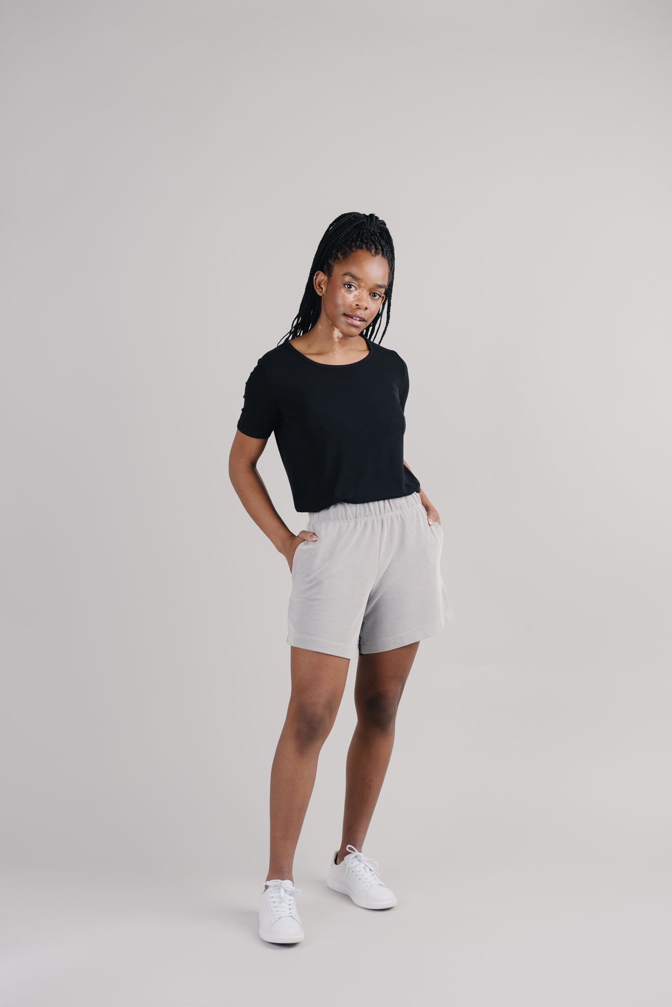 Women's Modern Modal Mid-Length Shorts - Last Chance - Image 8