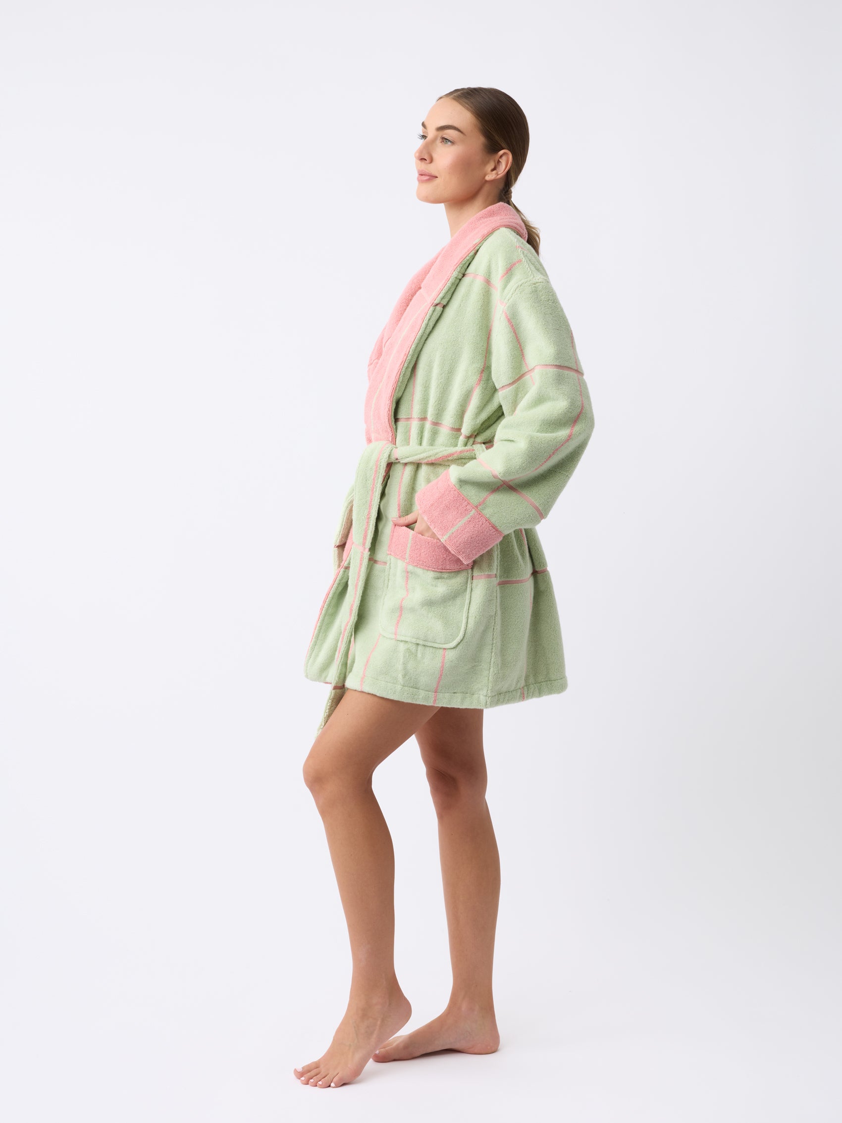 Windowpane Resort Robe - Last Chance - Image 31