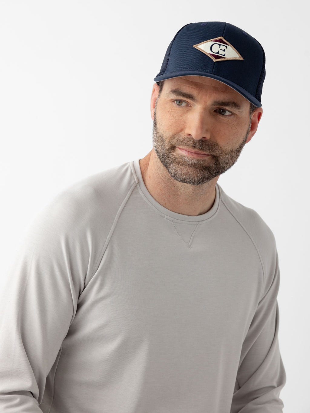 Diamond Mesh Trucker Hat - Image 3