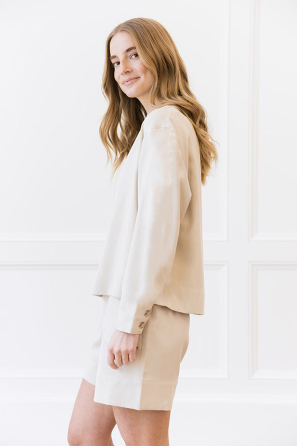 Women's Cozy Earth Coastal Comfort Long Sleeve Button Down - Last Chance - Image 8