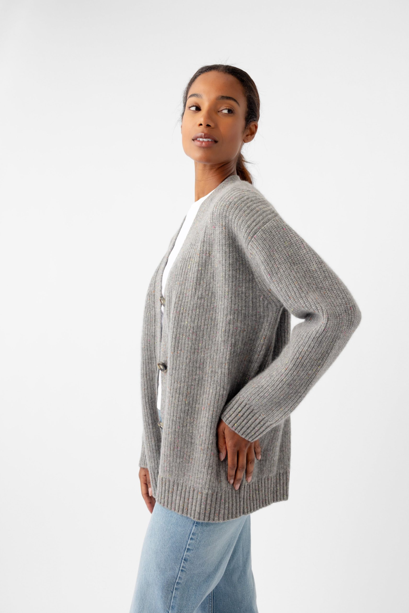 Oversized Sunday Cashmere Cardigan - Last Chance - Image 25