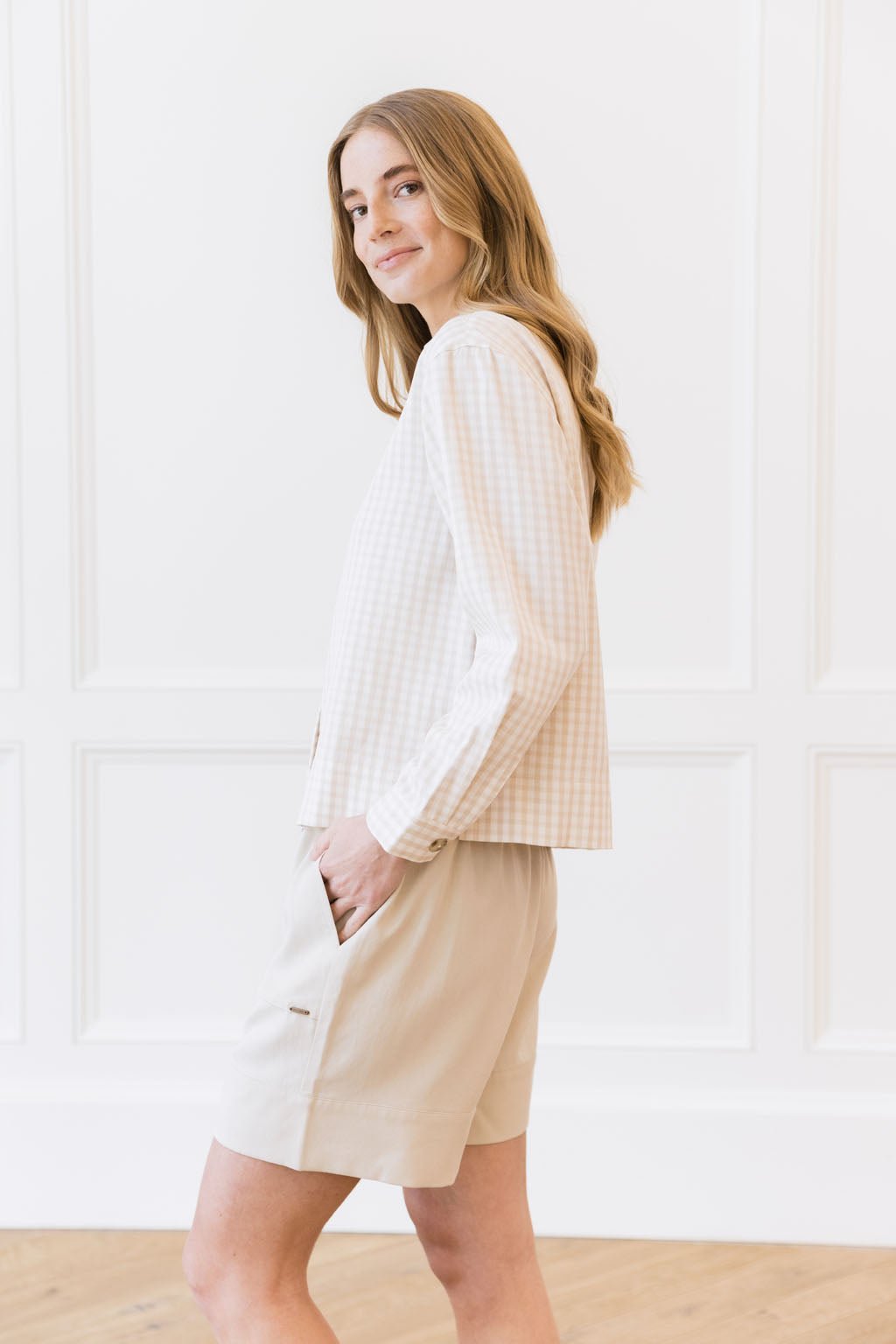 Women's Cozy Earth Coastal Comfort Long Sleeve Button Down - Last Chance - Image 12