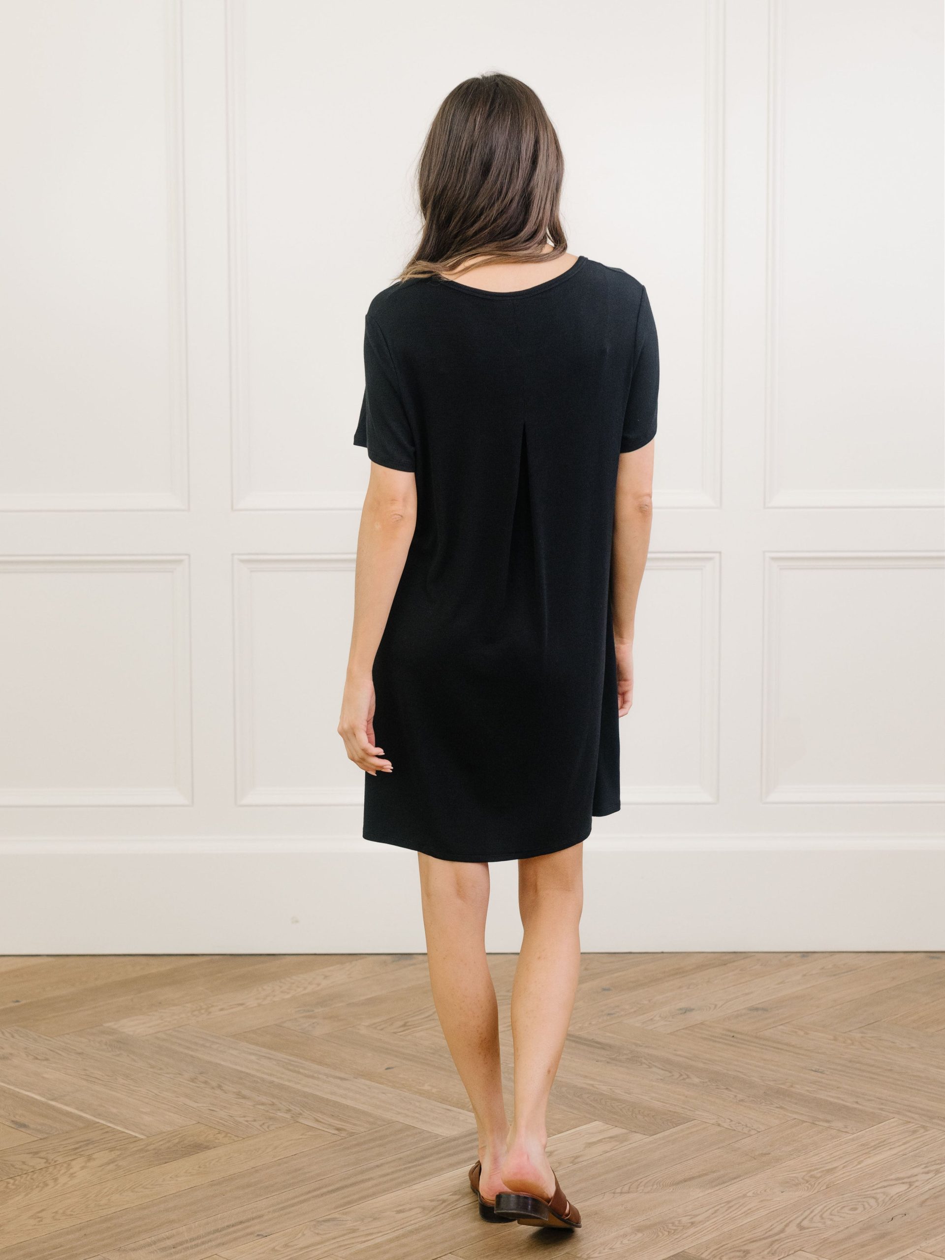 Women's Bamboo Rib-Knit Boyfriend Dress - Image 18