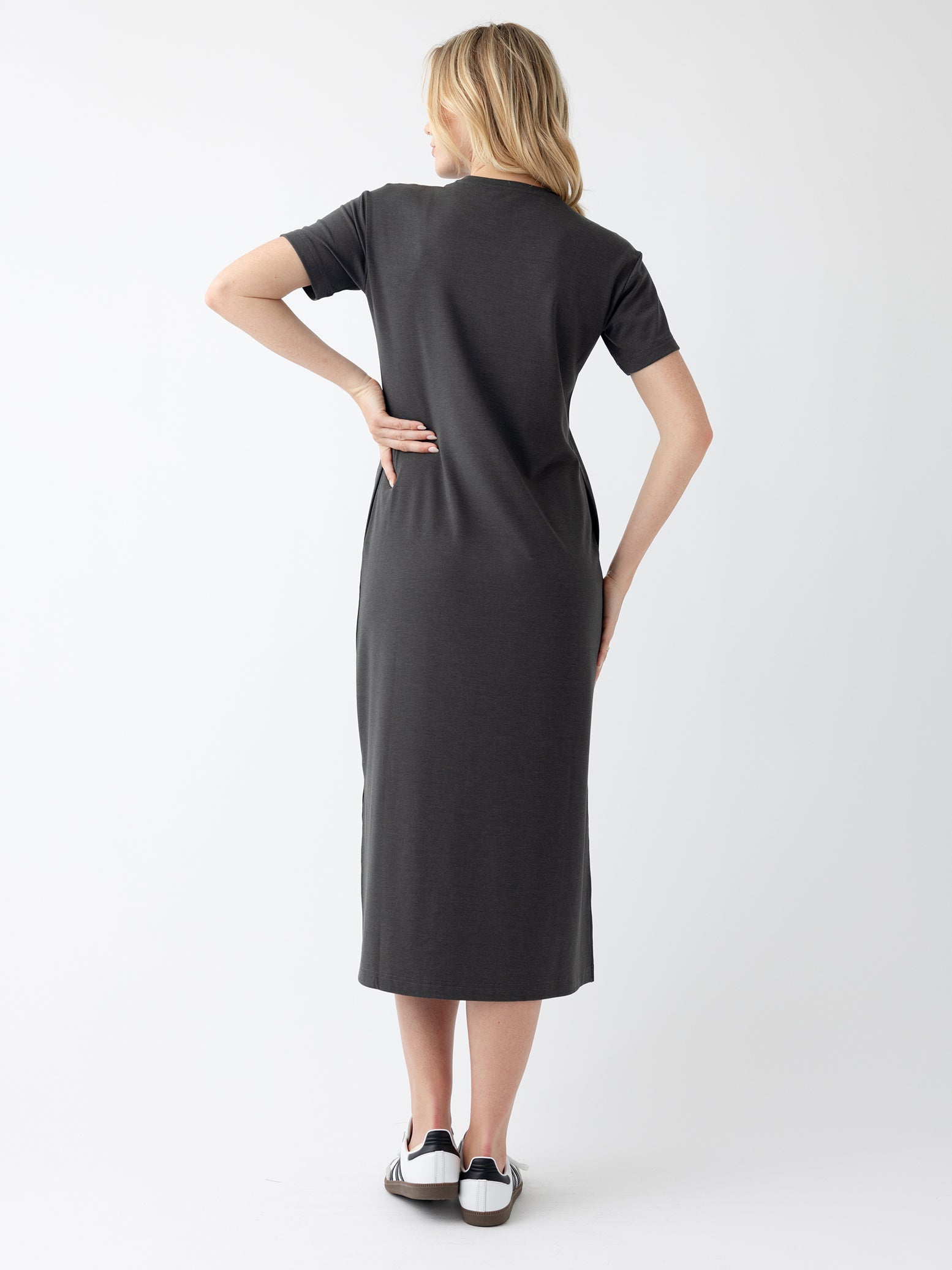 Women's Brushed Bamboo Midi Dress - Image 24