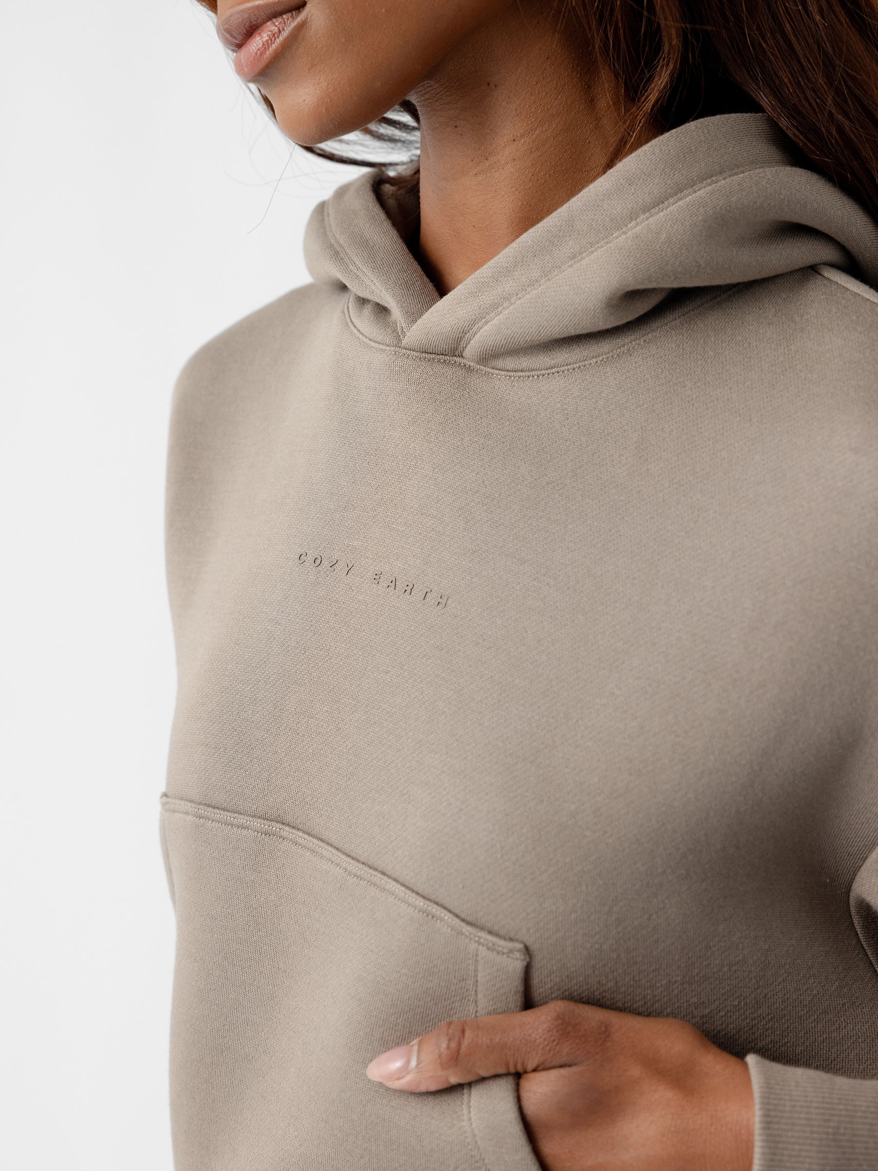 Women's CityScape Cropped Hoodie - Last Chance - Image 4