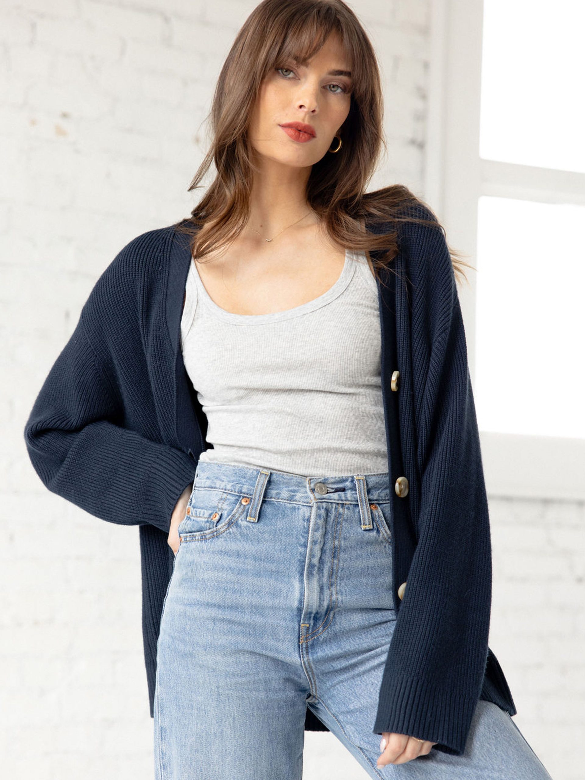 Oversized Classic Cardigan - Last Chance - Image 31