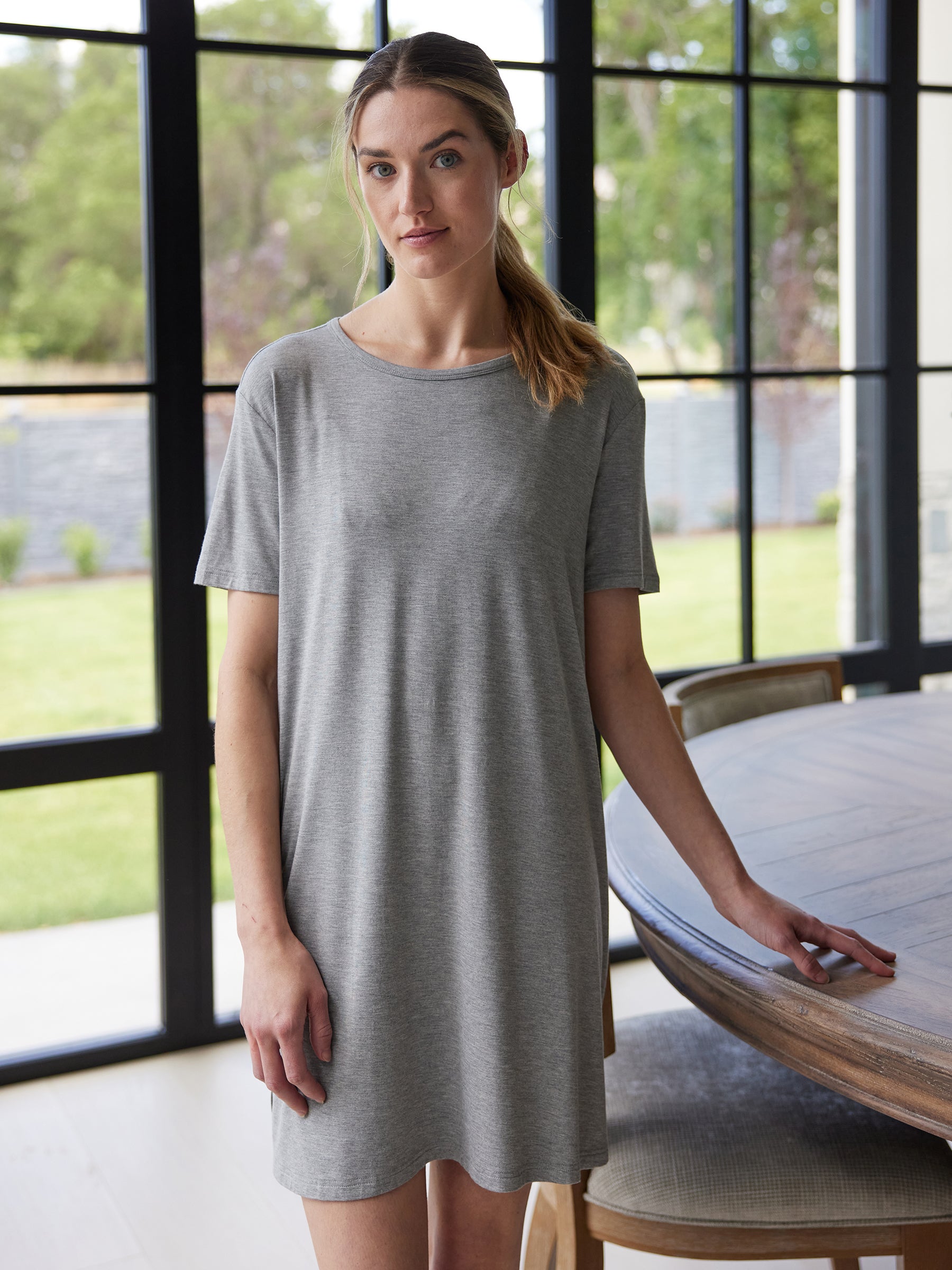 Women's Bamboo Stretch-Knit Sleep Dress - Image 16