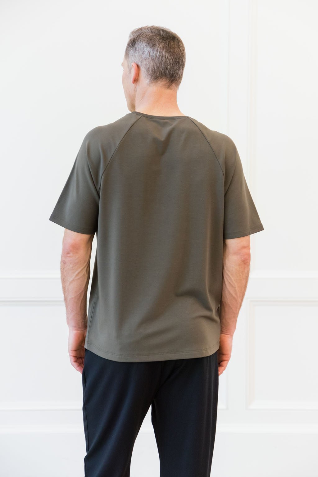 Men's Brushed Bamboo Raglan Tee - Last Chance - Image 4