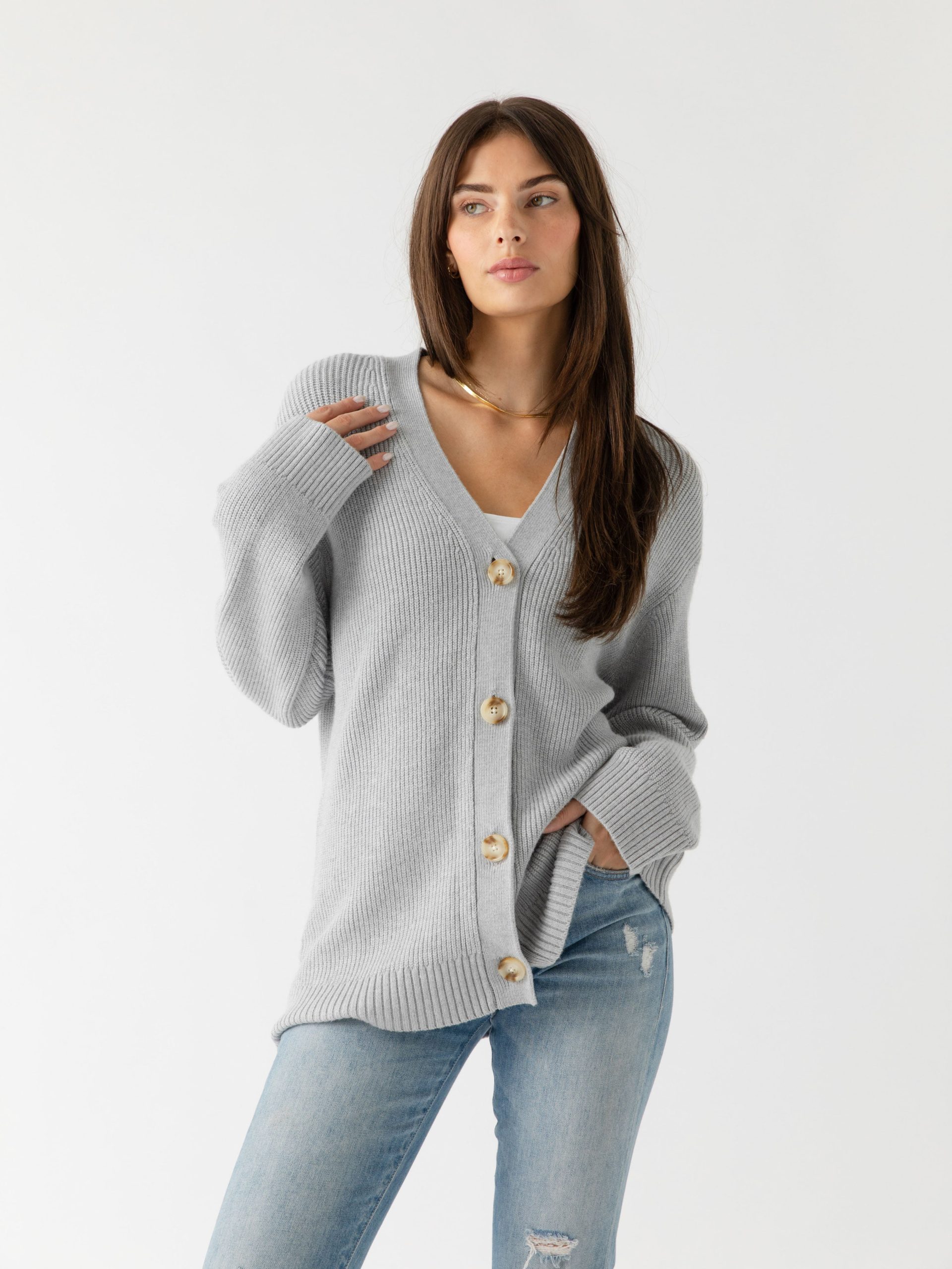 Oversized Classic Cardigan - Last Chance - Image 22