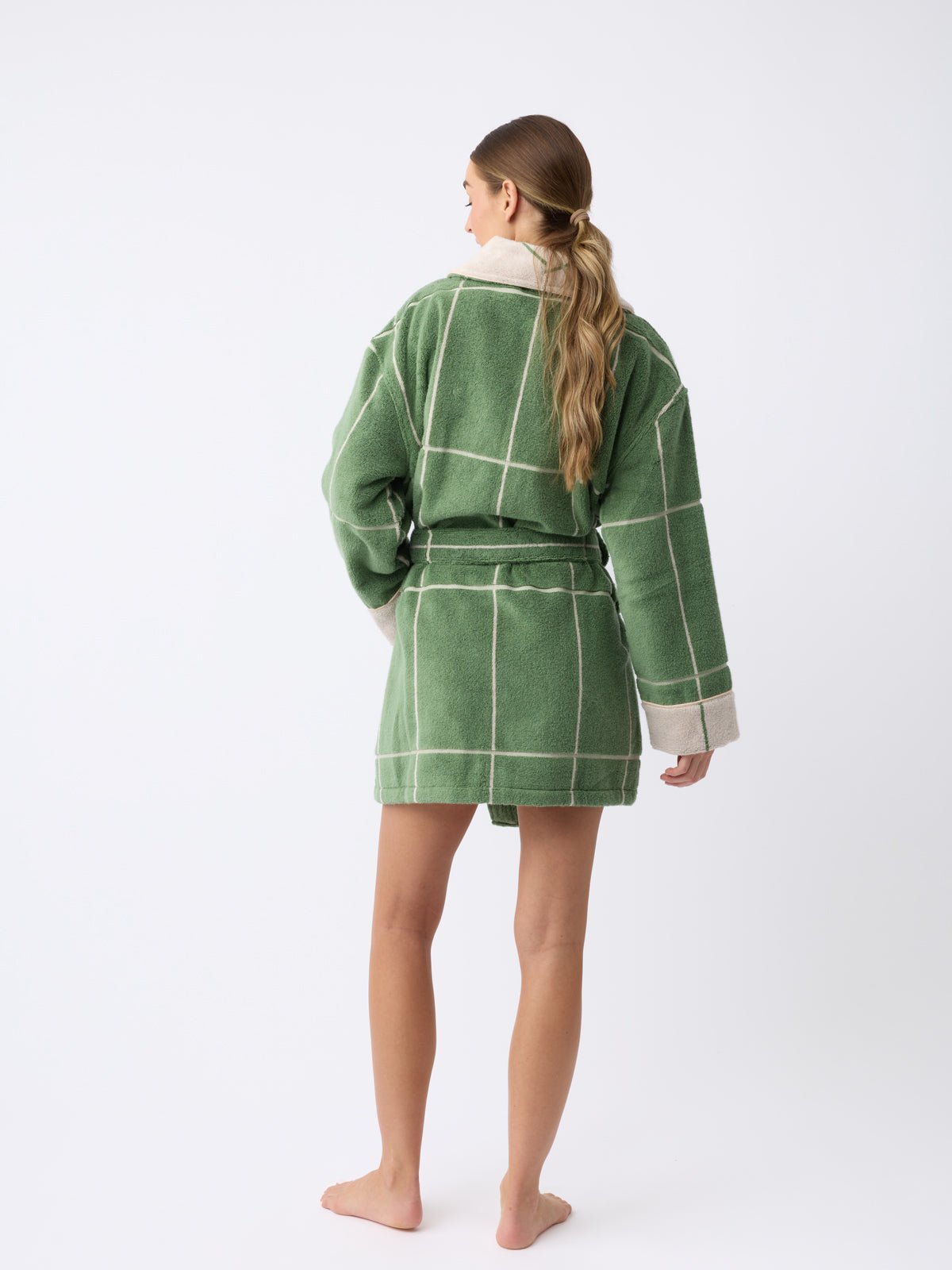 Windowpane Resort Robe - Last Chance - Image 16