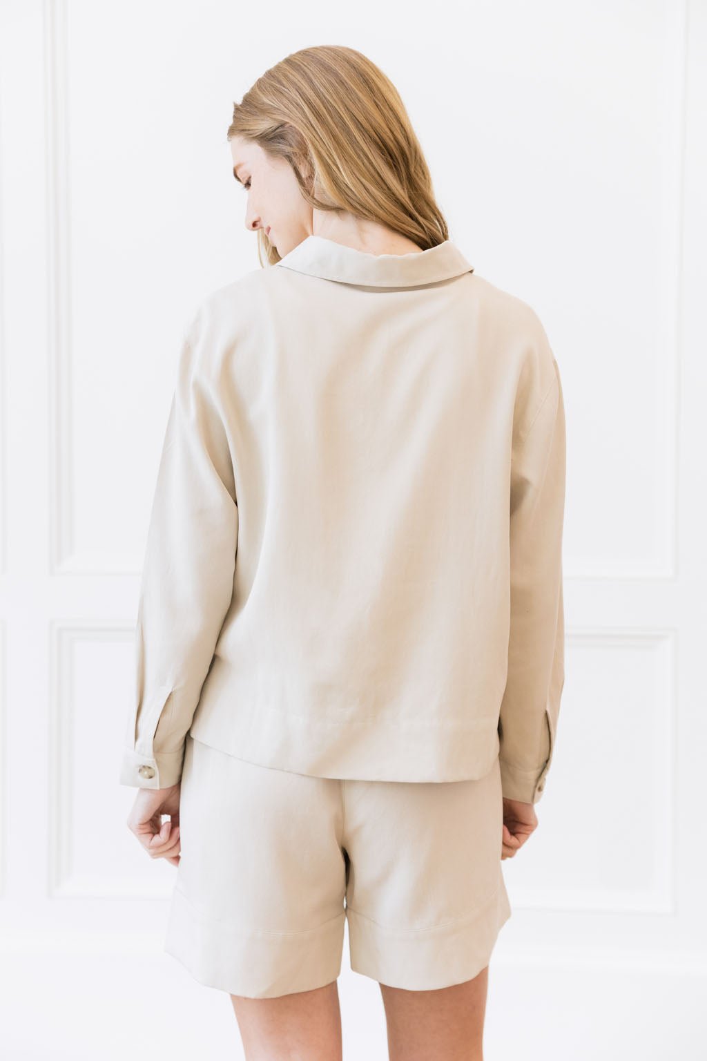 Women's Cozy Earth Coastal Comfort Long Sleeve Button Down - Last Chance - Image 9