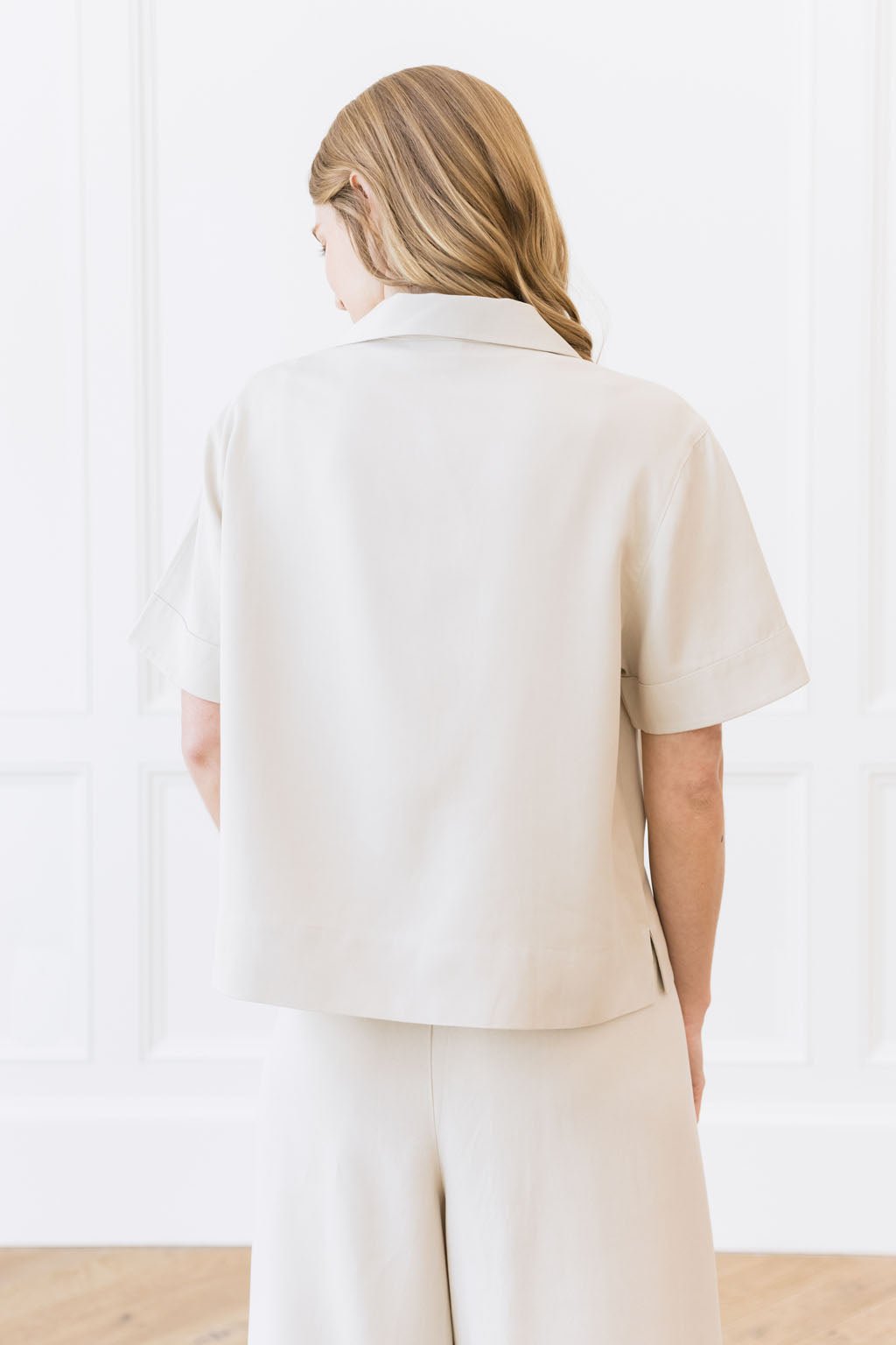 Women's Cozy Earth Coastal Comfort Short Sleeve Button Down - Last Chance - Image 6