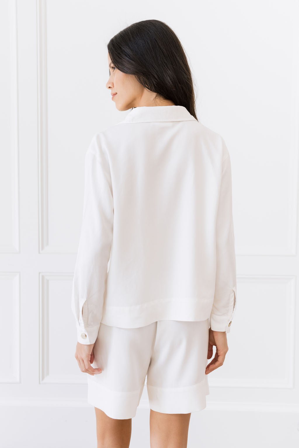 Women's Cozy Earth Coastal Comfort Long Sleeve Button Down - Last Chance - Image 17