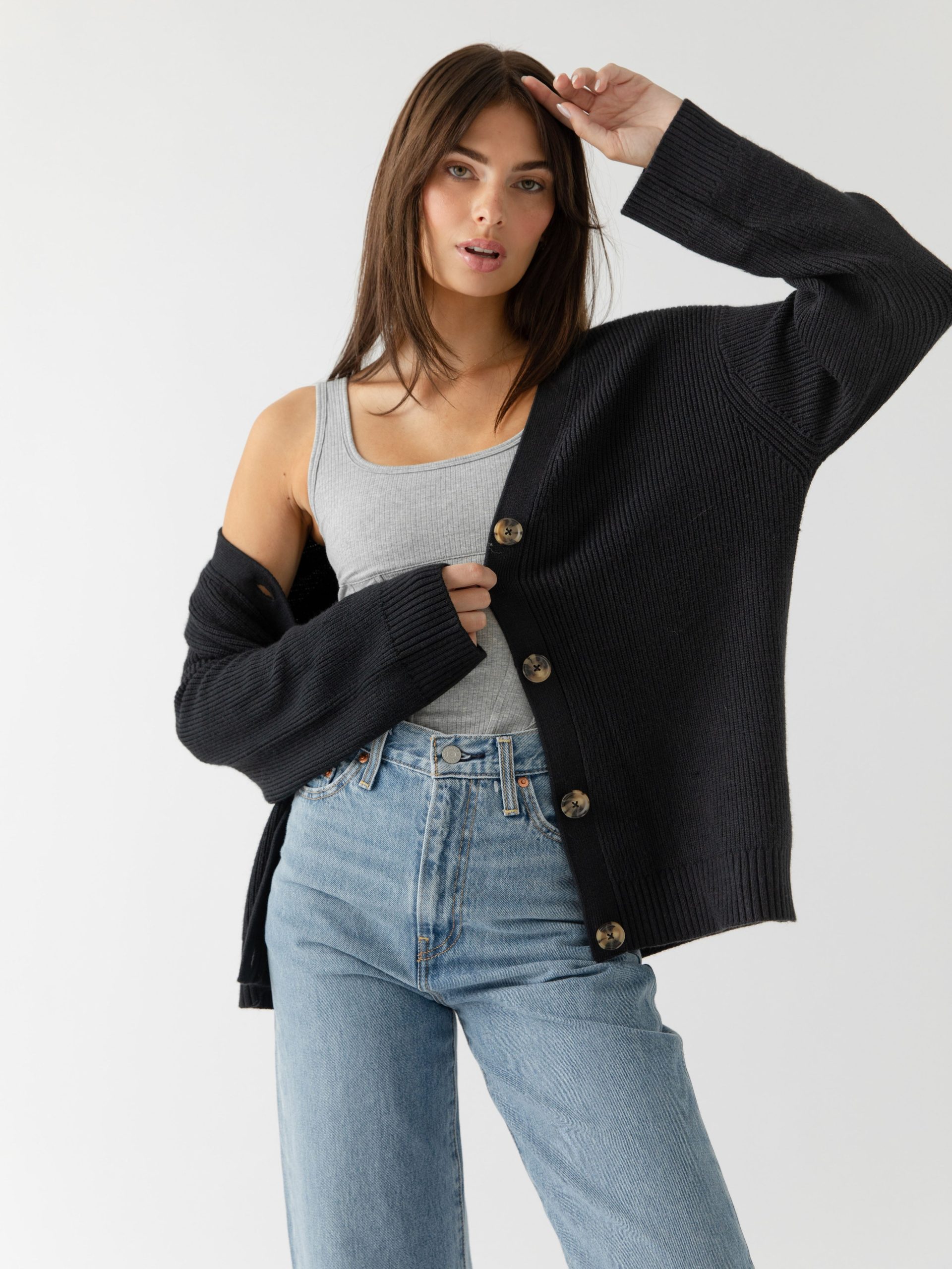 Oversized Classic Cardigan - Last Chance - Image 17