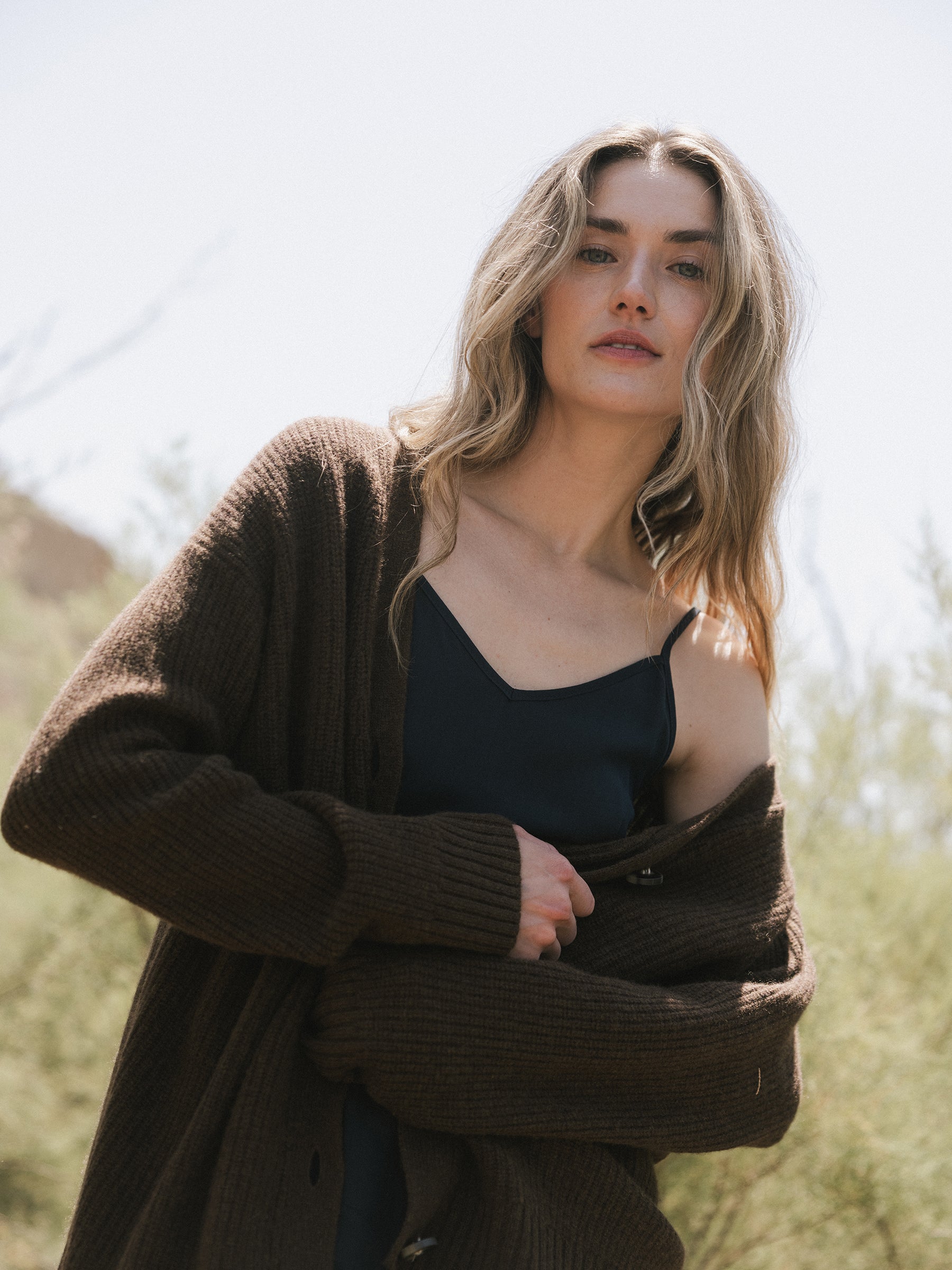 Oversized Sunday Cashmere Cardigan - Last Chance - Image 20