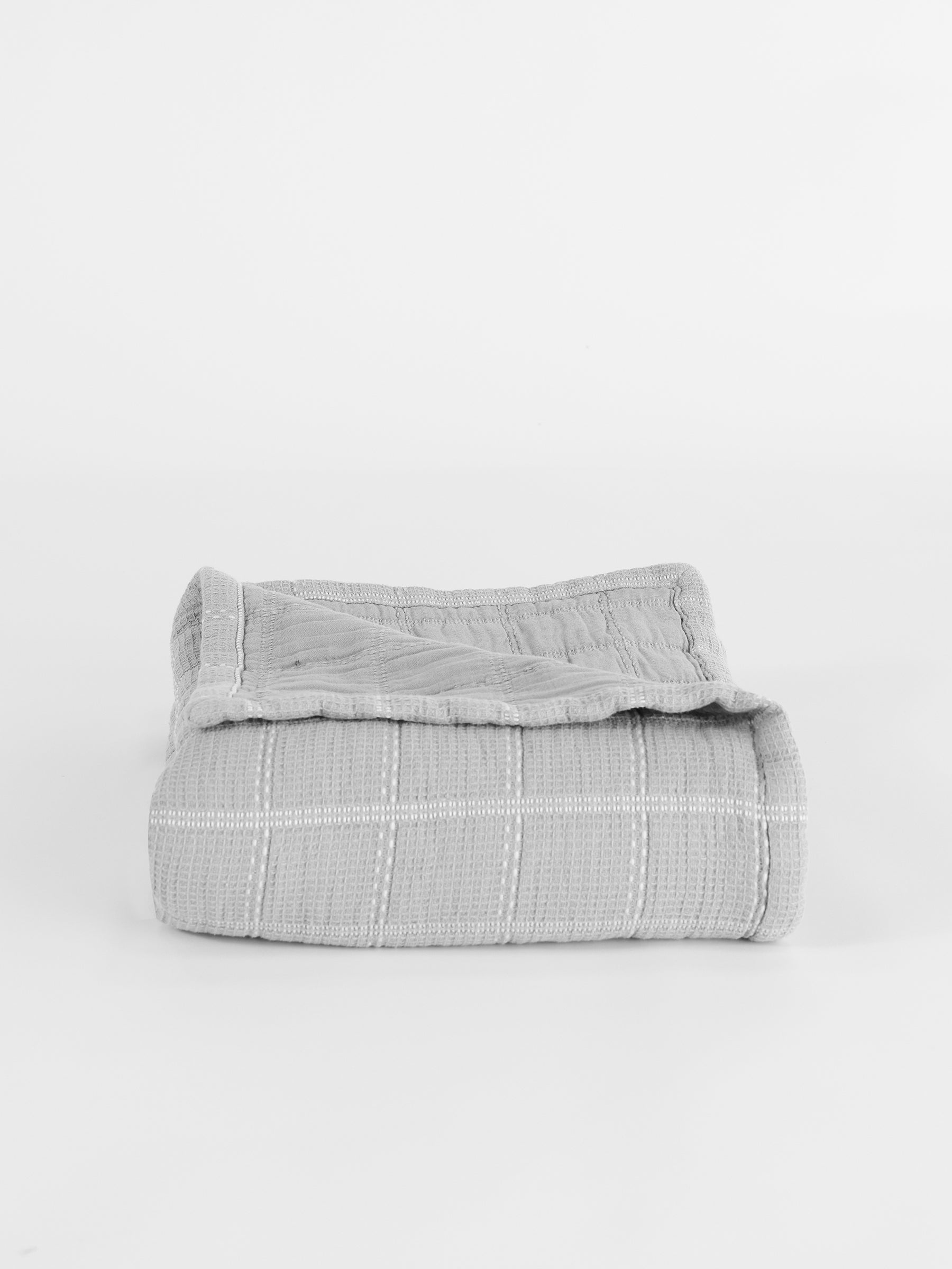Waffle Windowpane Blanket - Last Chance - Image 3