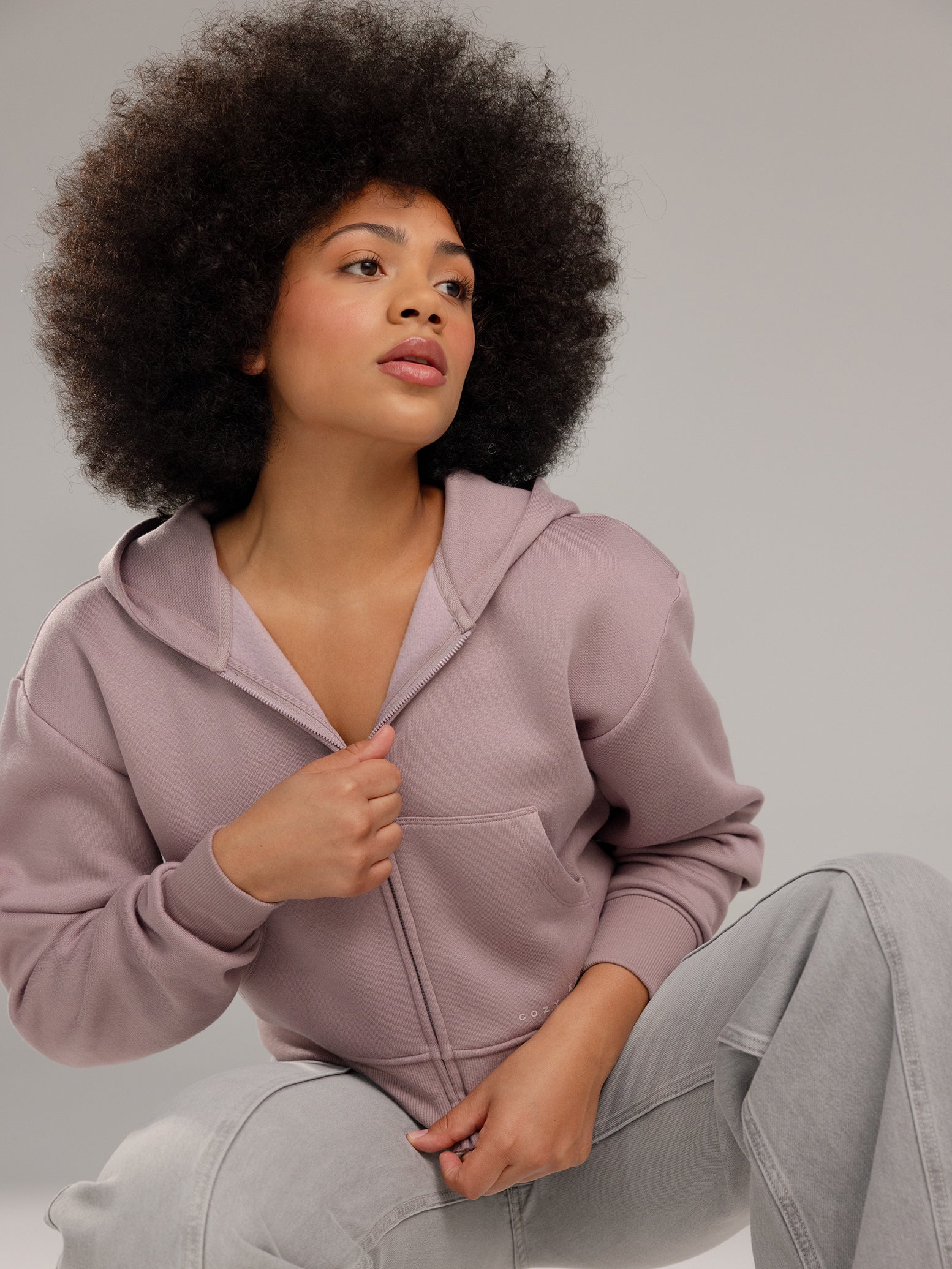 Women's CityScape Cropped Full Zip - Last Chance - Image 19