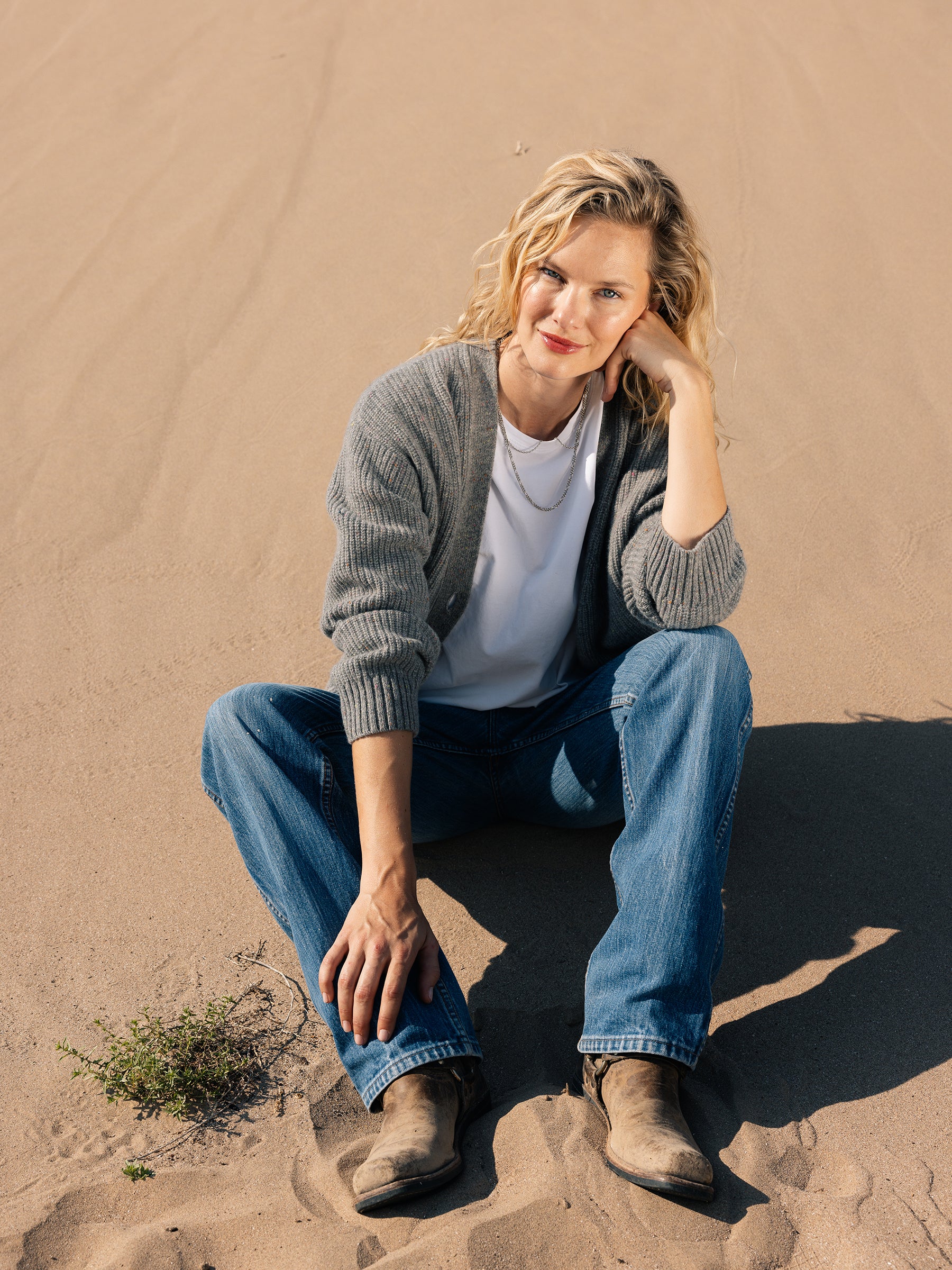 Oversized Sunday Cashmere Cardigan - Last Chance - Image 30