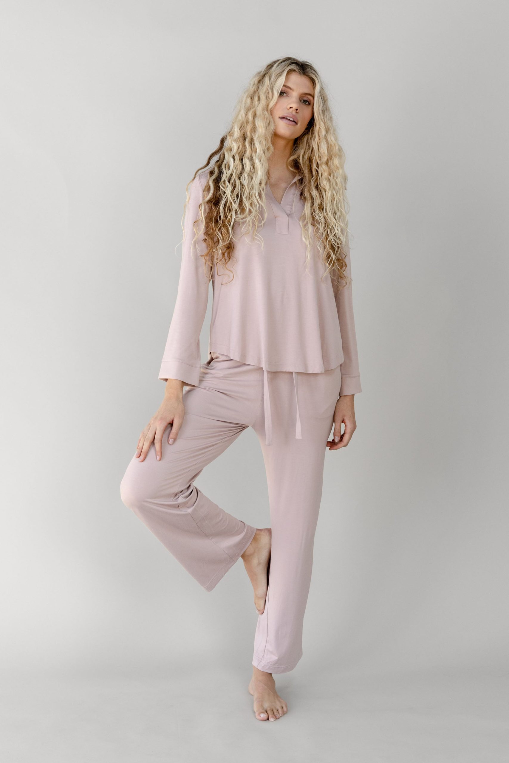 Women's Bamboo Stretch-Knit Long Sleeve Polo - Last Chance - Image 13