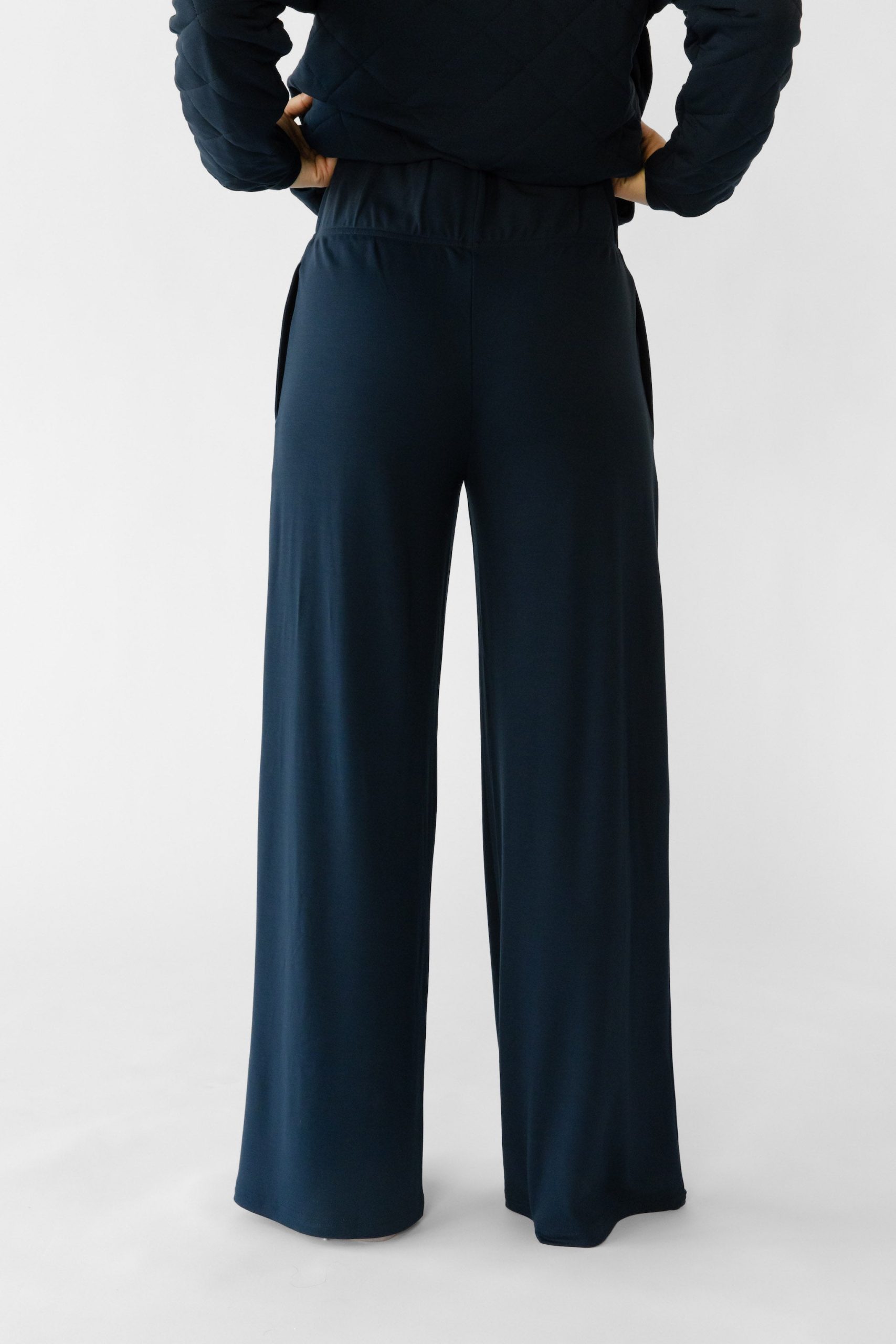 Women's Brushed Bamboo Wide Leg Pull-On Pant - Image 15