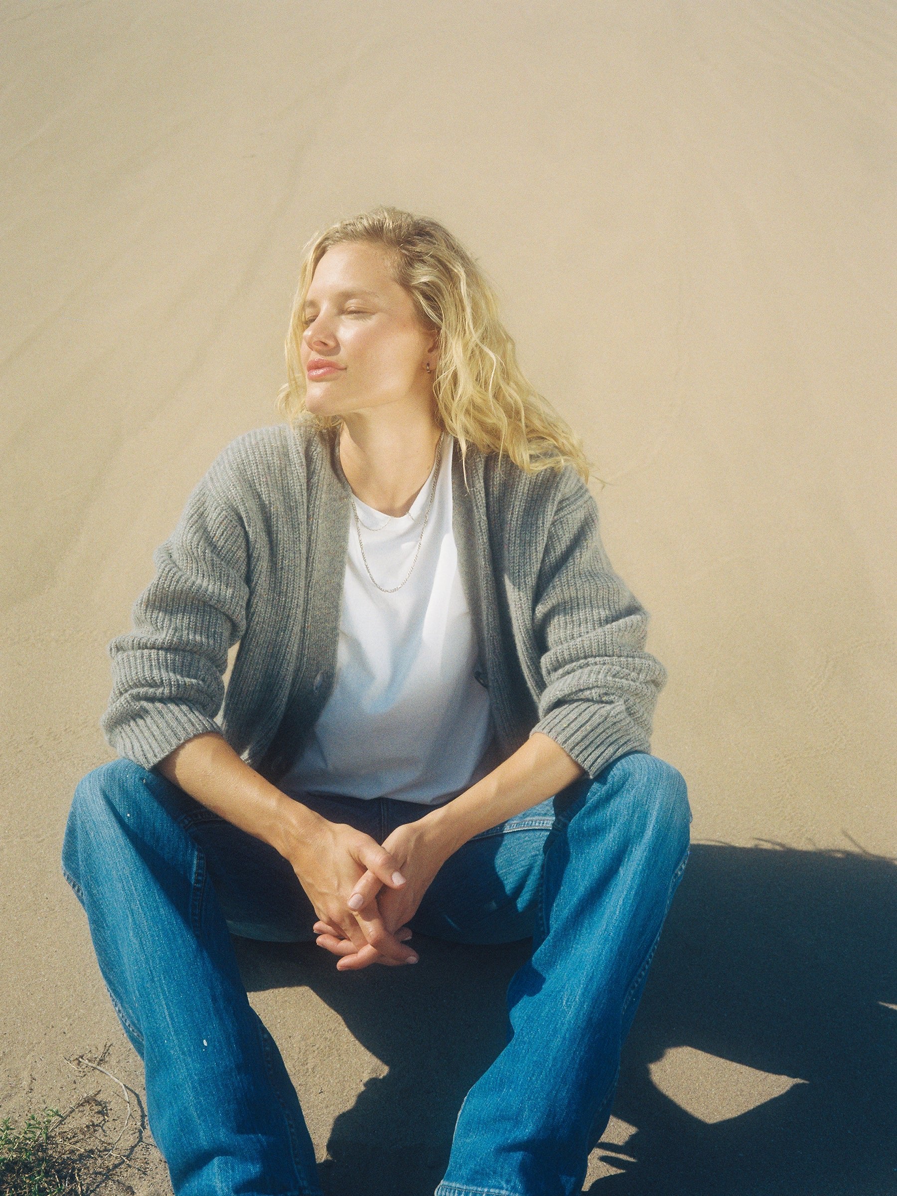 Oversized Sunday Cashmere Cardigan - Last Chance - Image 31