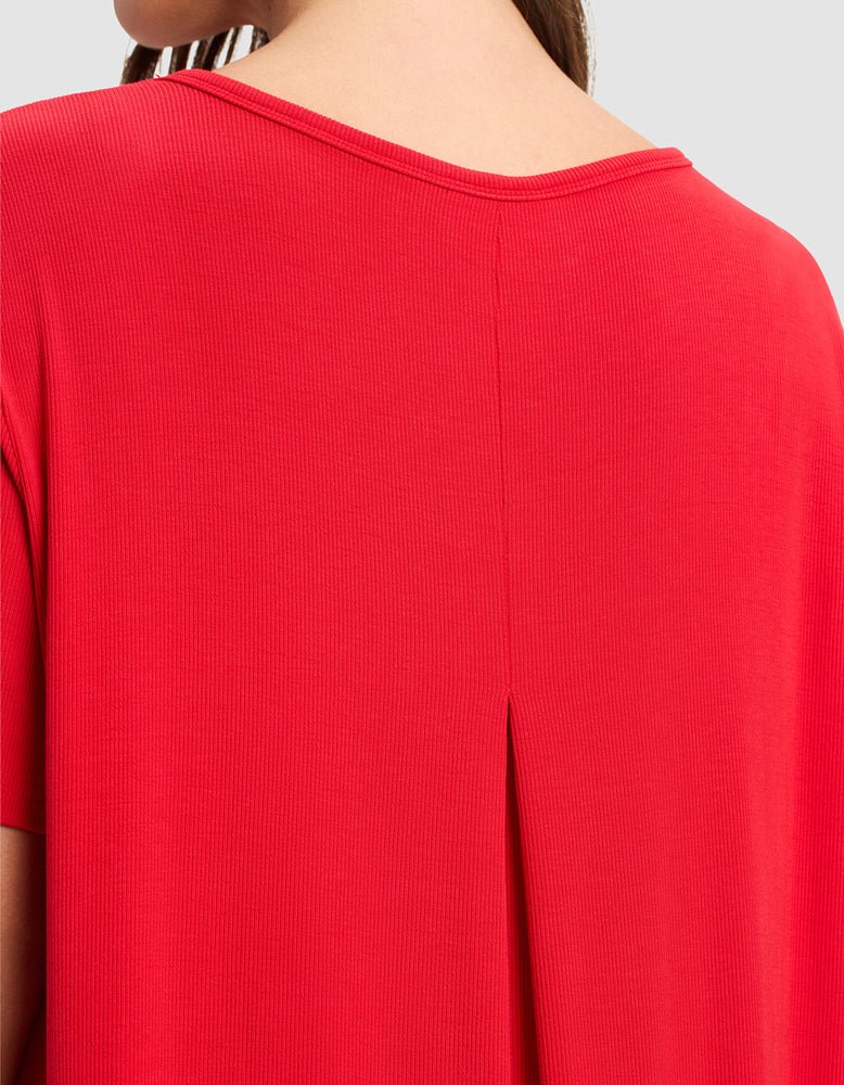 Women's Bamboo Rib-Knit Boyfriend Dress - Image 44
