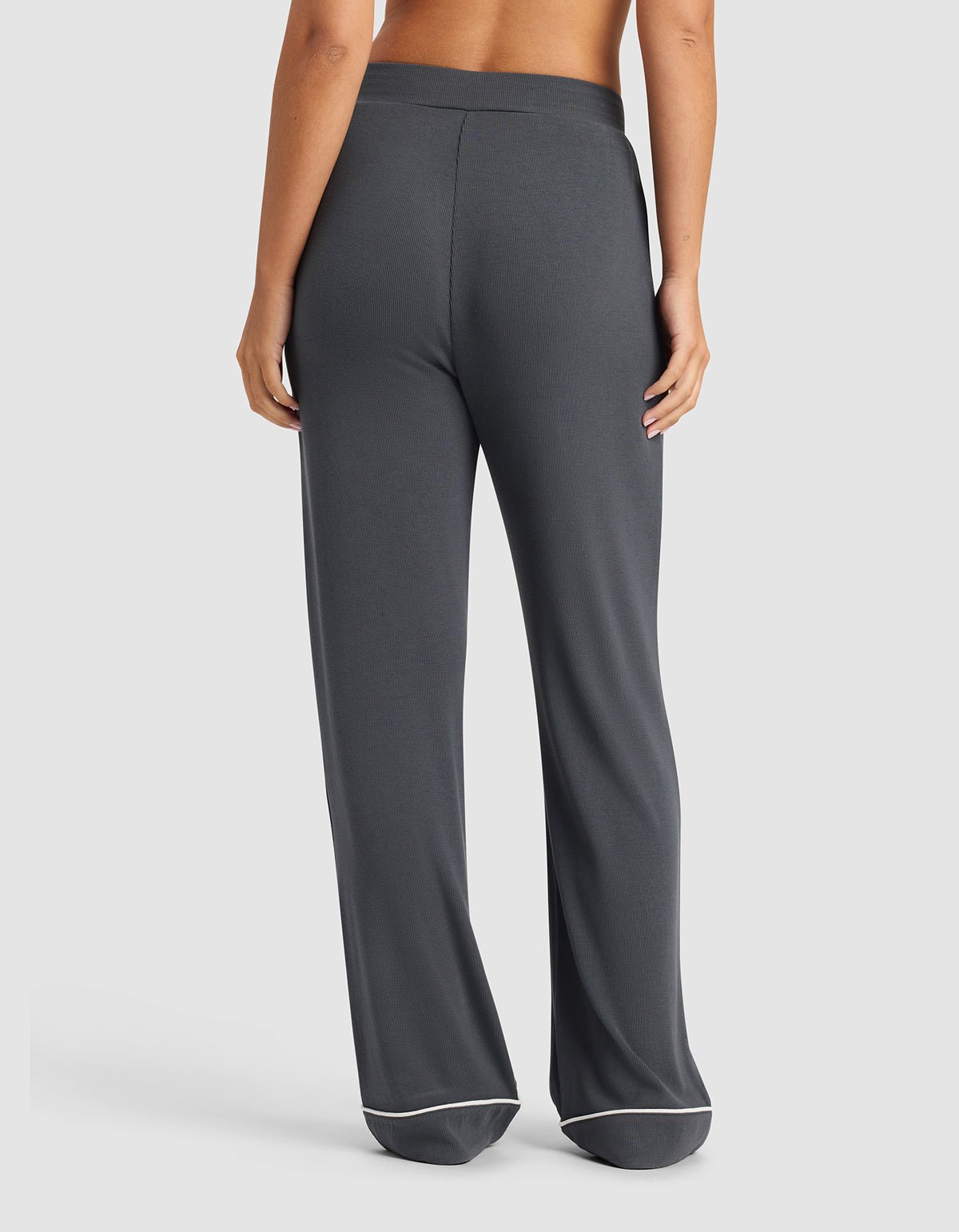 Women's Bamboo Rib-Knit Classic Long Sleeve Pajama Set - Image 20