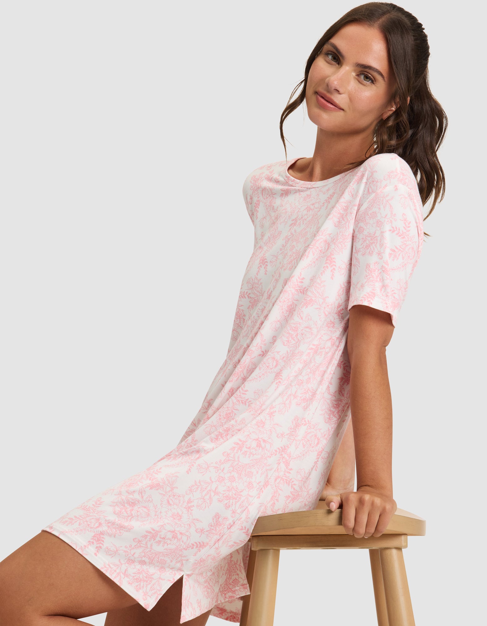 Women's Bamboo Stretch-Knit Sleep Dress - Image 21