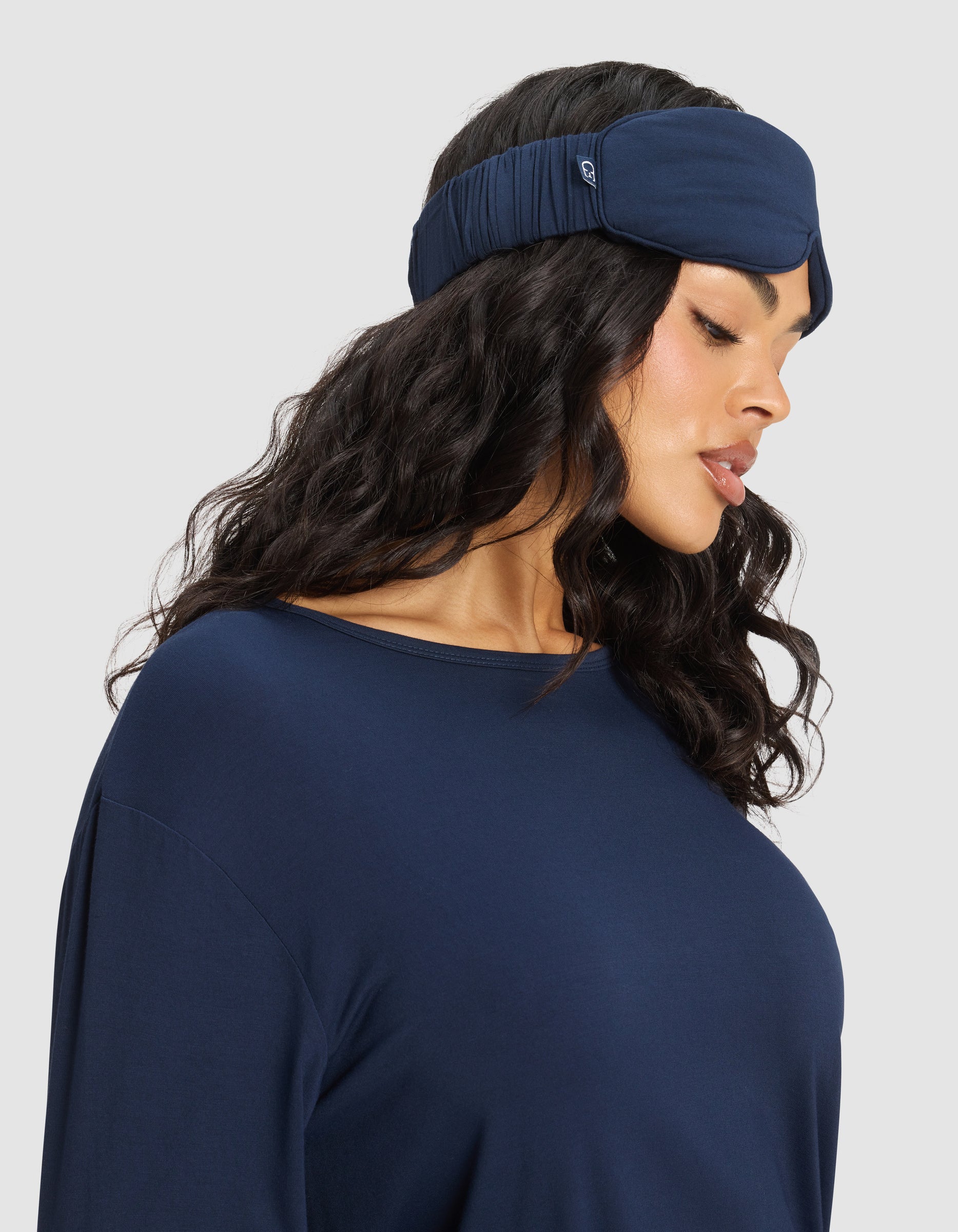 Bamboo Stretch-Knit Sleep Mask - Image 2