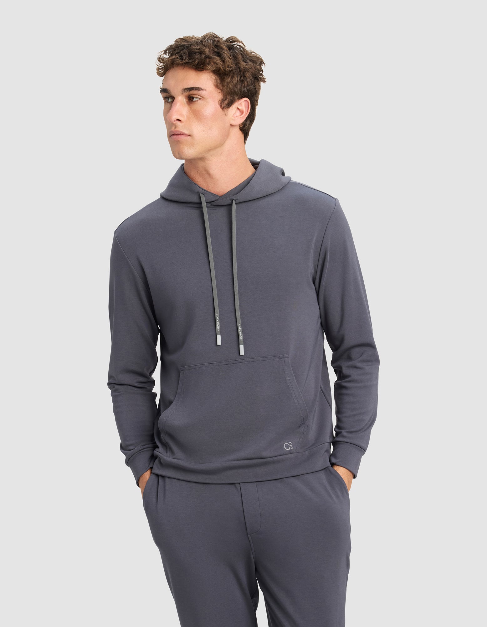 Men's Brushed Bamboo Hoodie - Image 3