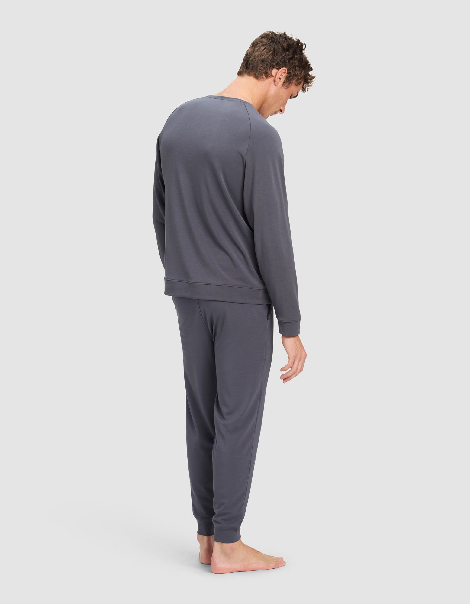 Men's Brushed Bamboo Pullover Crew - Image 11