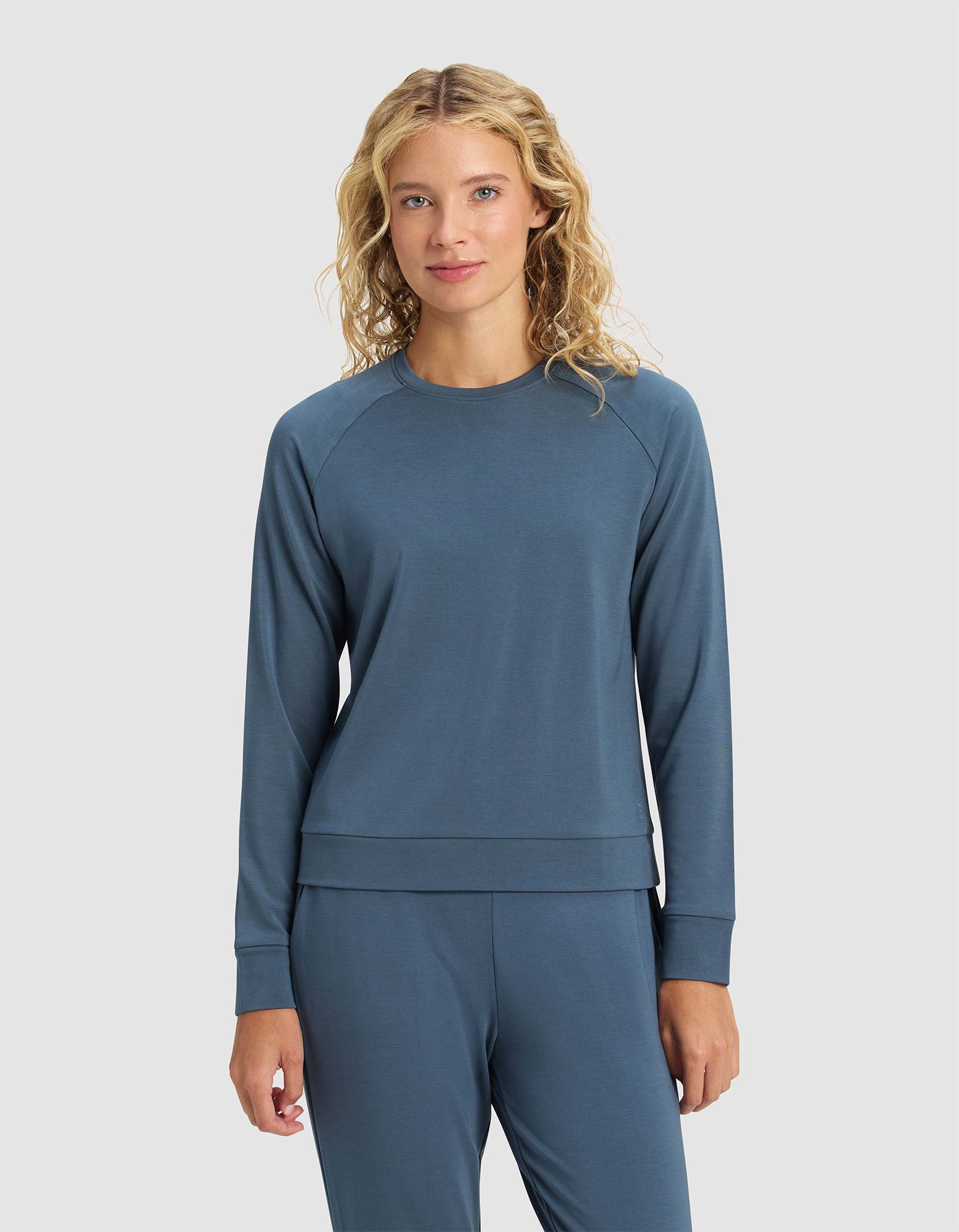 Women's Brushed Bamboo Pullover Crew - Image 7