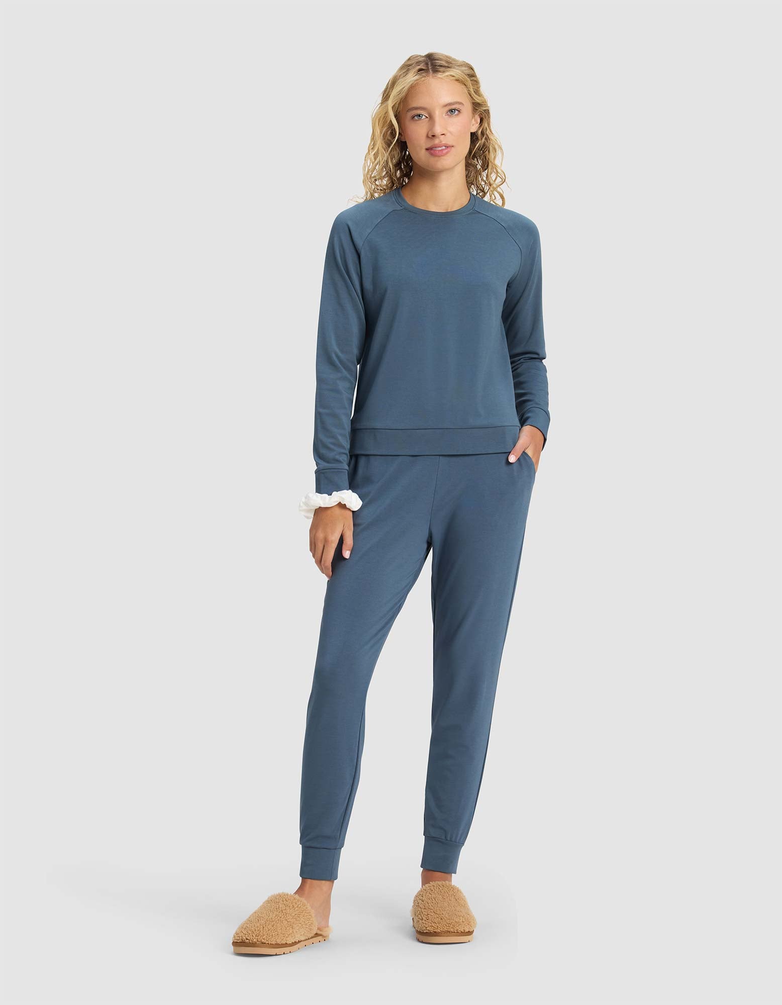 Women's Brushed Bamboo Pullover Crew - Image 9